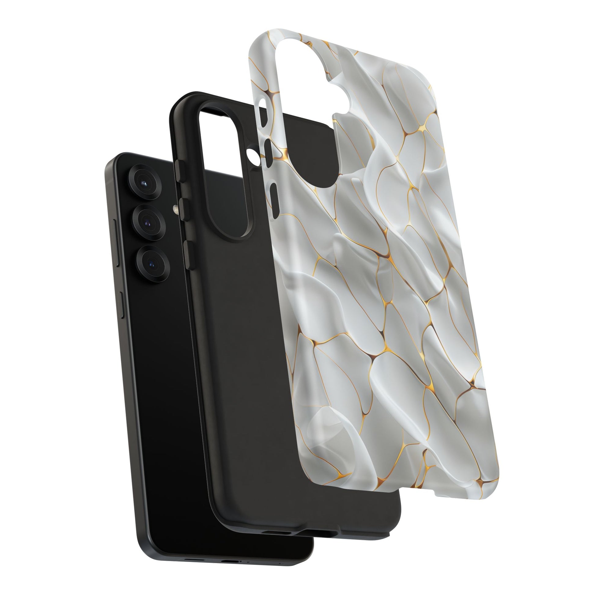 Elegant Phone Case with Golden Accents, Protective Mobile Cover, Stylish Tech Accessory, Perfect Gift for Any Occasion