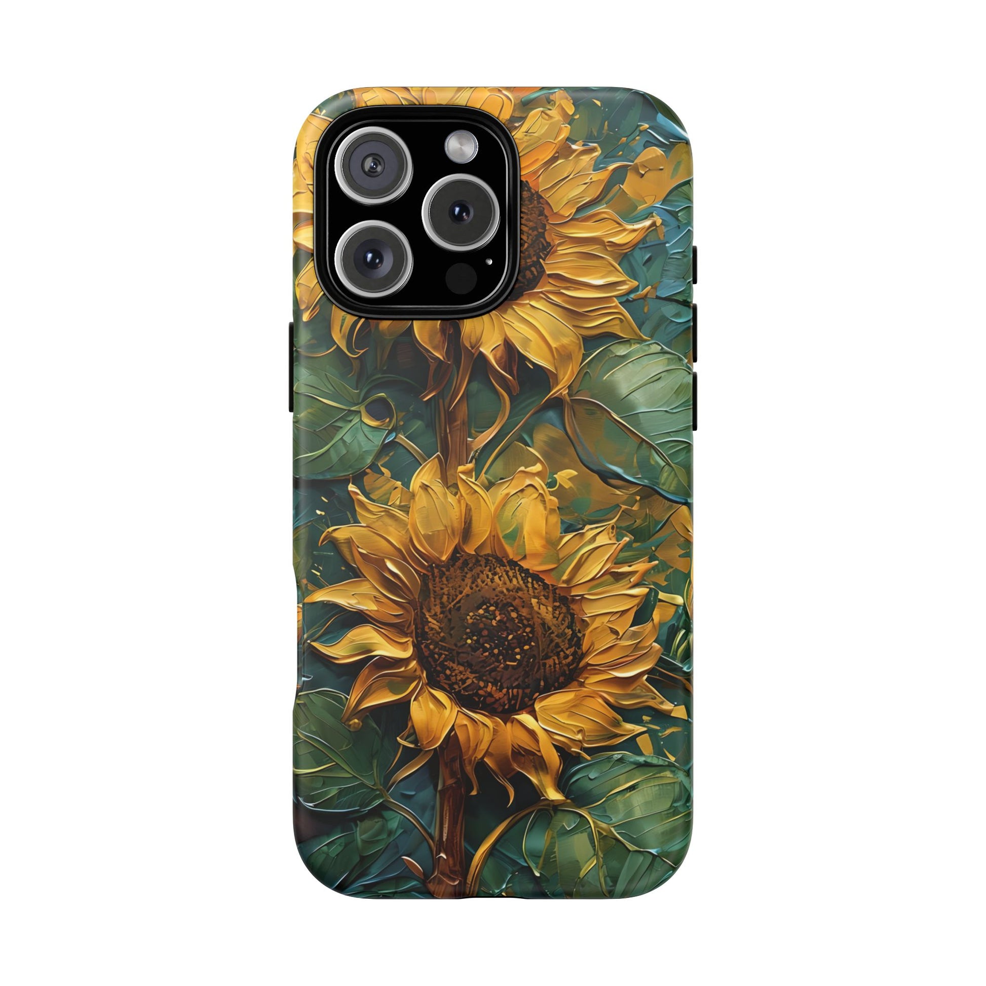 Sunflower Tough Phone Case - Floral Protection, Gift for Nature Lovers, Customizable, Summer Vibes, Eco-Friendly Accessories