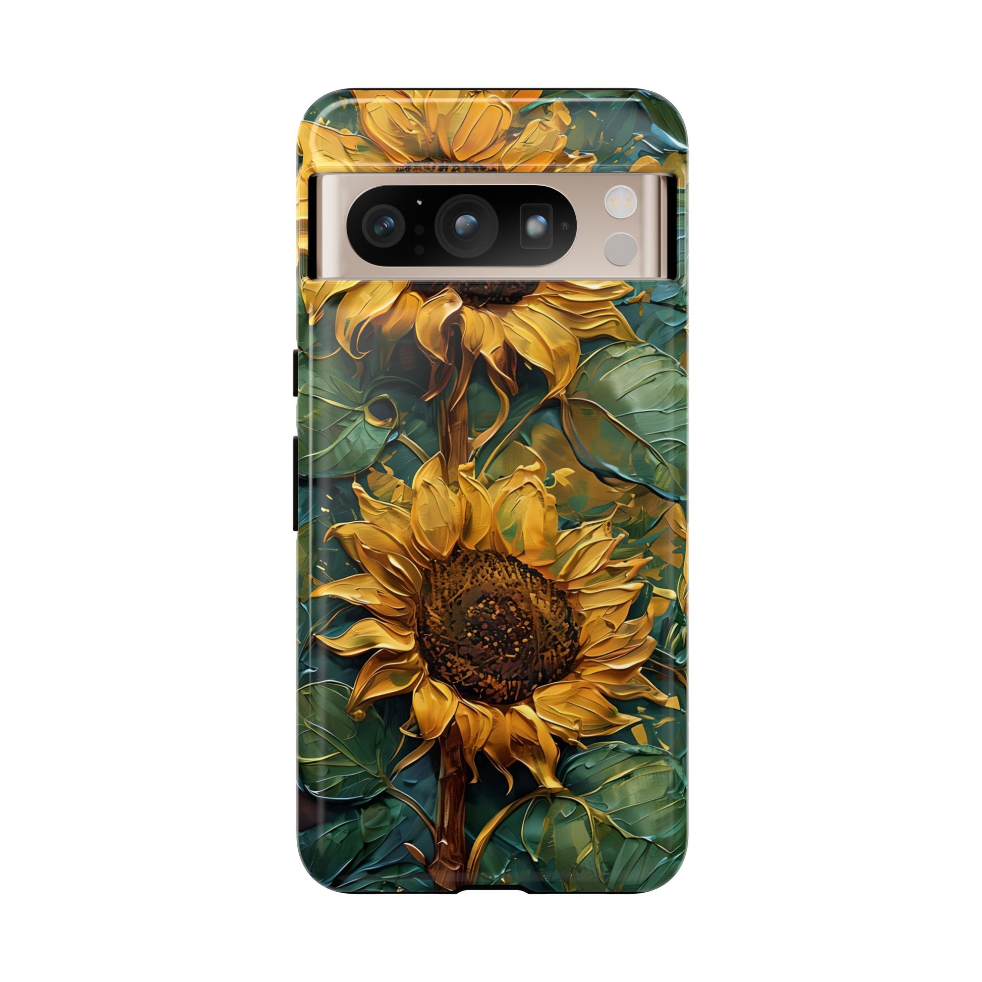 Sunflower Tough Phone Case - Floral Protection, Gift for Nature Lovers, Customizable, Summer Vibes, Eco-Friendly Accessories