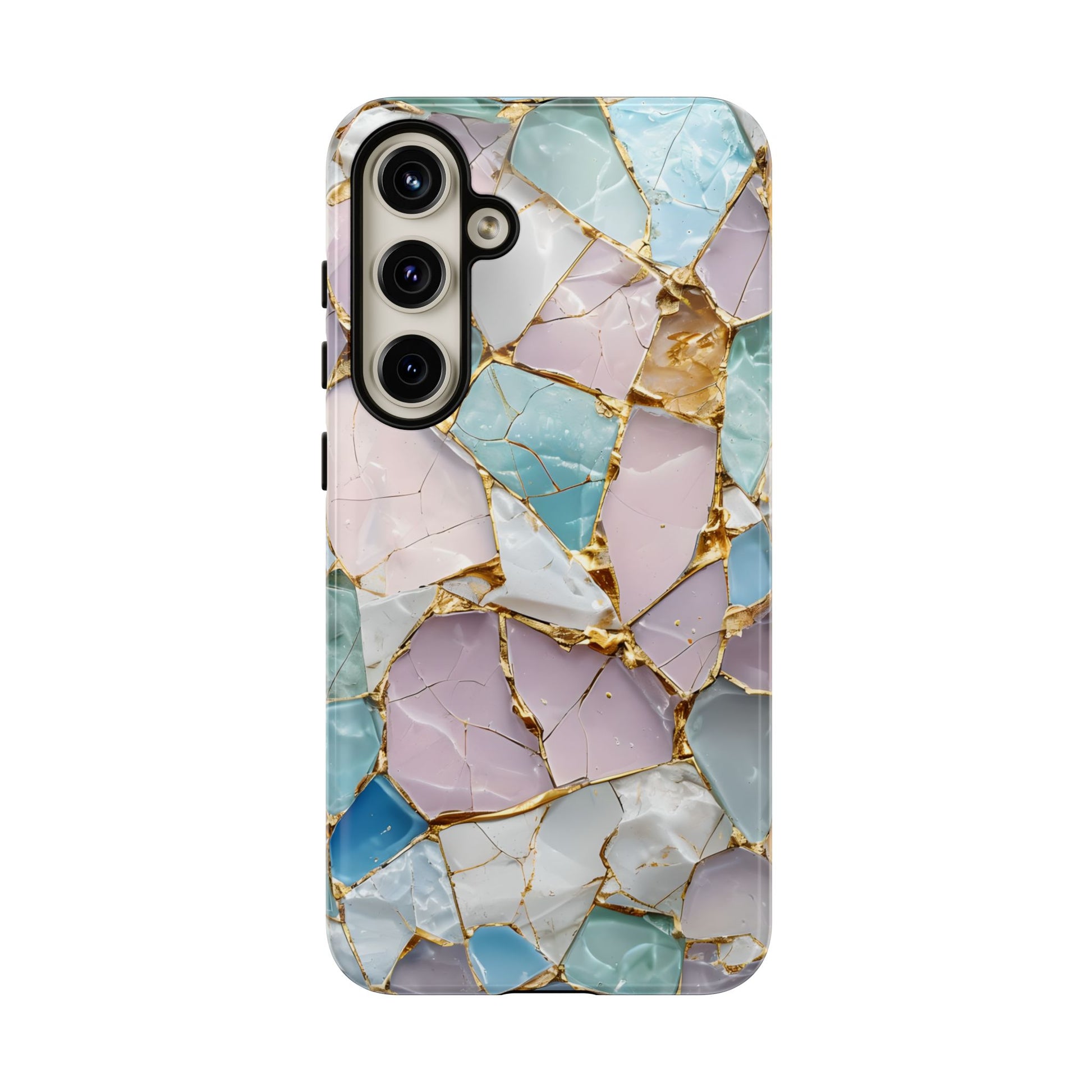 Colorful Phone Case - Tough Cases with Elegant Marble Design, Stylish Cover for Everyday Use, Gift for Her, Tech Accessory