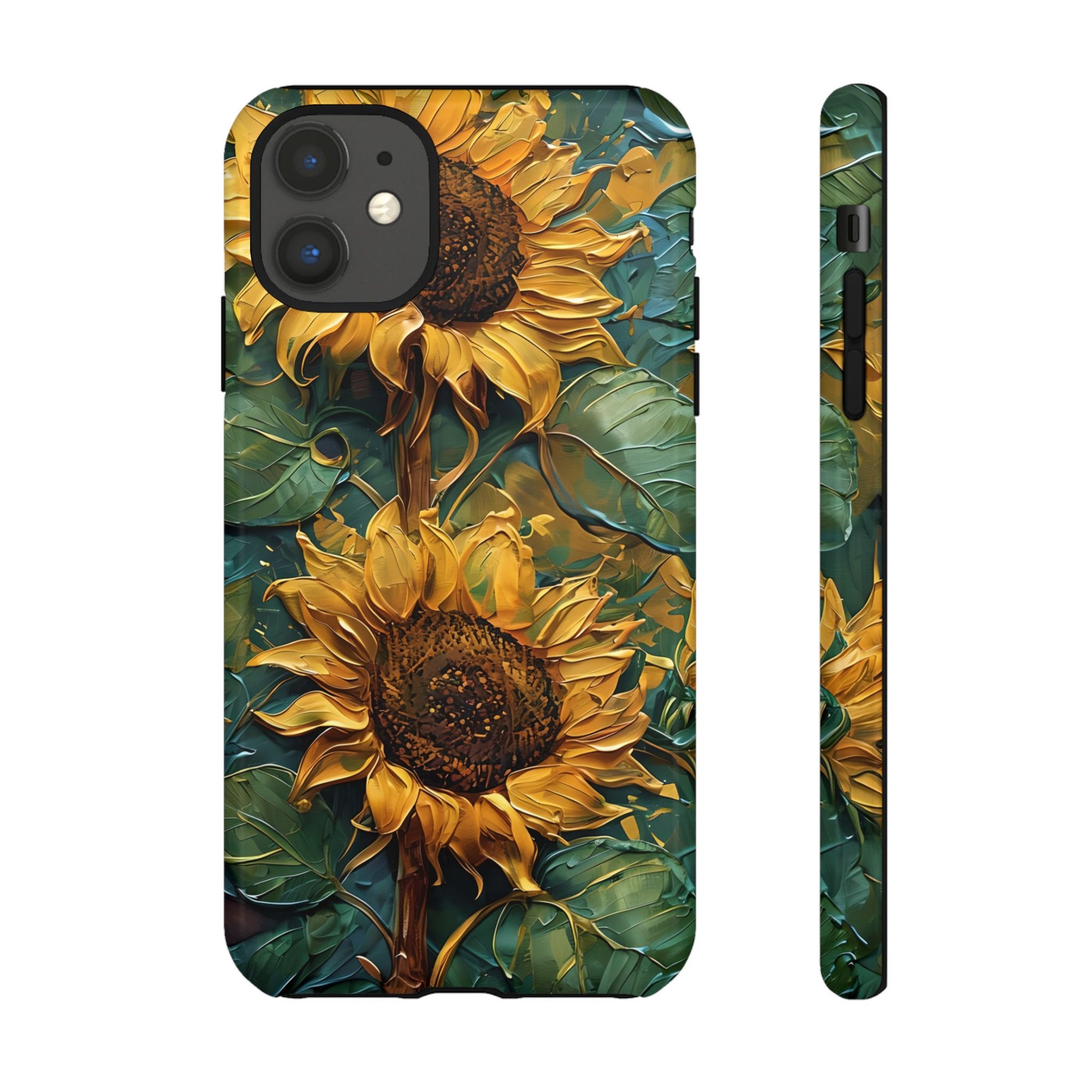 Sunflower Tough Phone Case - Floral Protection, Gift for Nature Lovers, Customizable, Summer Vibes, Eco-Friendly Accessories