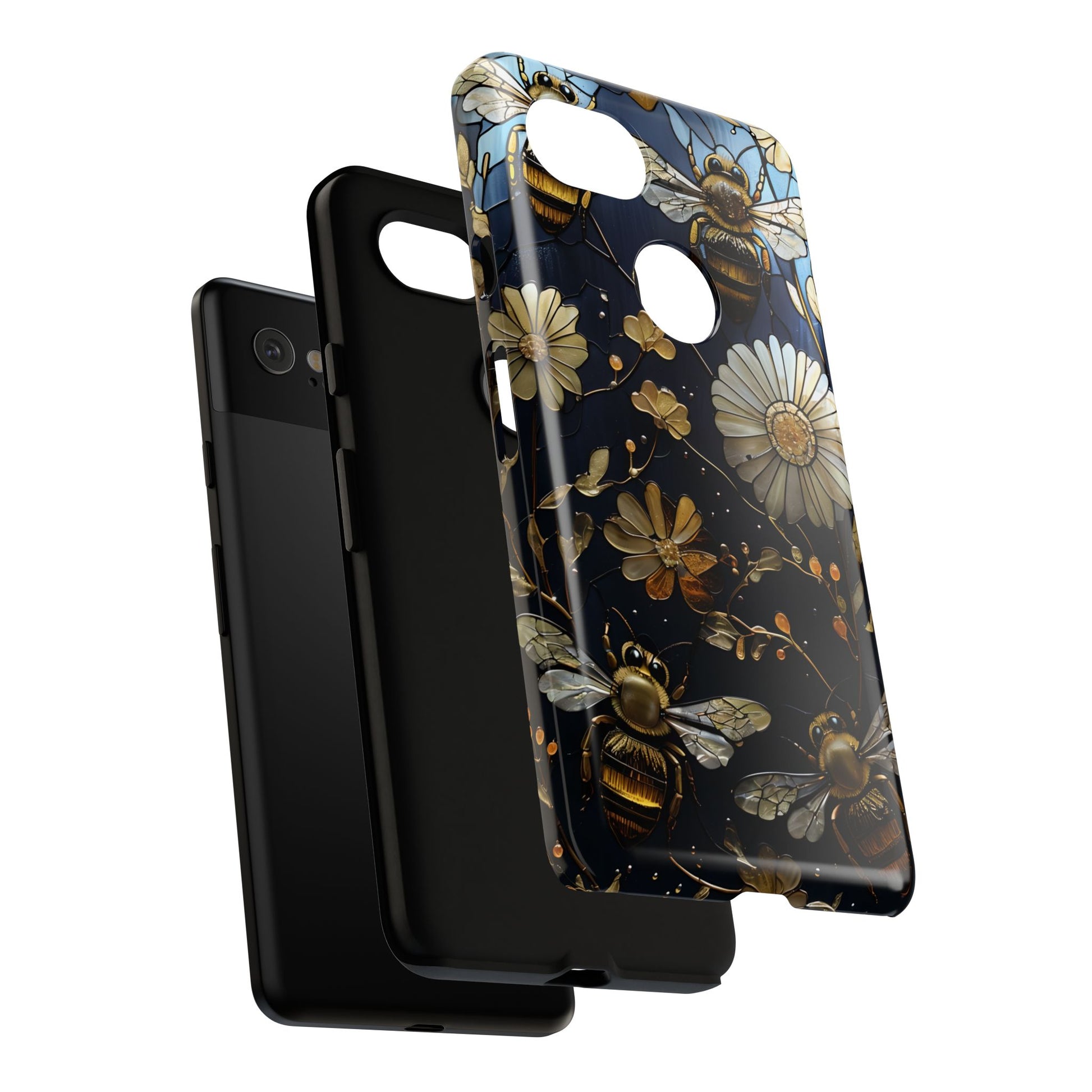 Bee & Flower Phone Cases - Tough, Stylish Protection, Gifts for Nature Lovers, Floral Phone Accessories, Cute Cases for All Ages