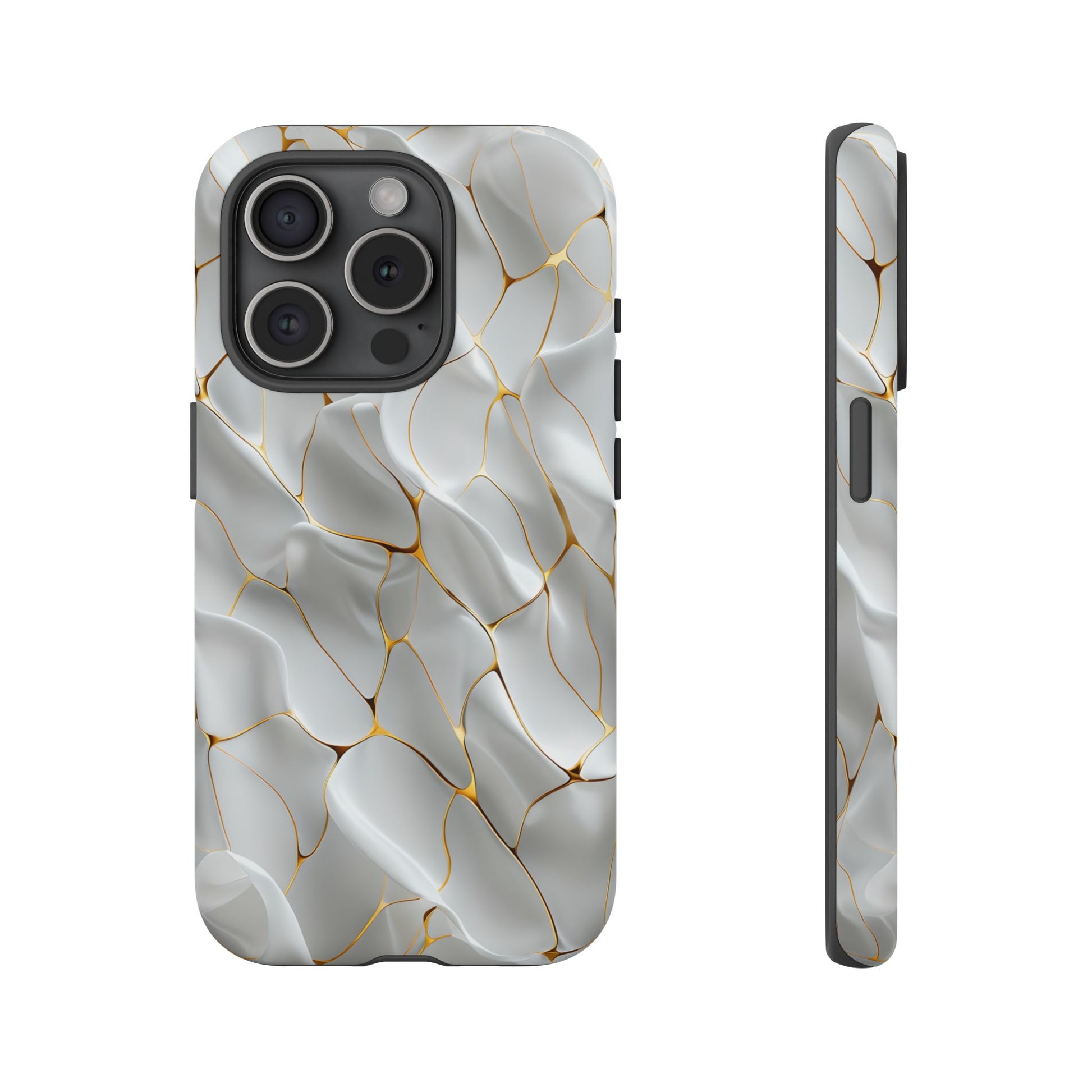 Elegant Phone Case with Golden Accents, Protective Mobile Cover, Stylish Tech Accessory, Perfect Gift for Any Occasion