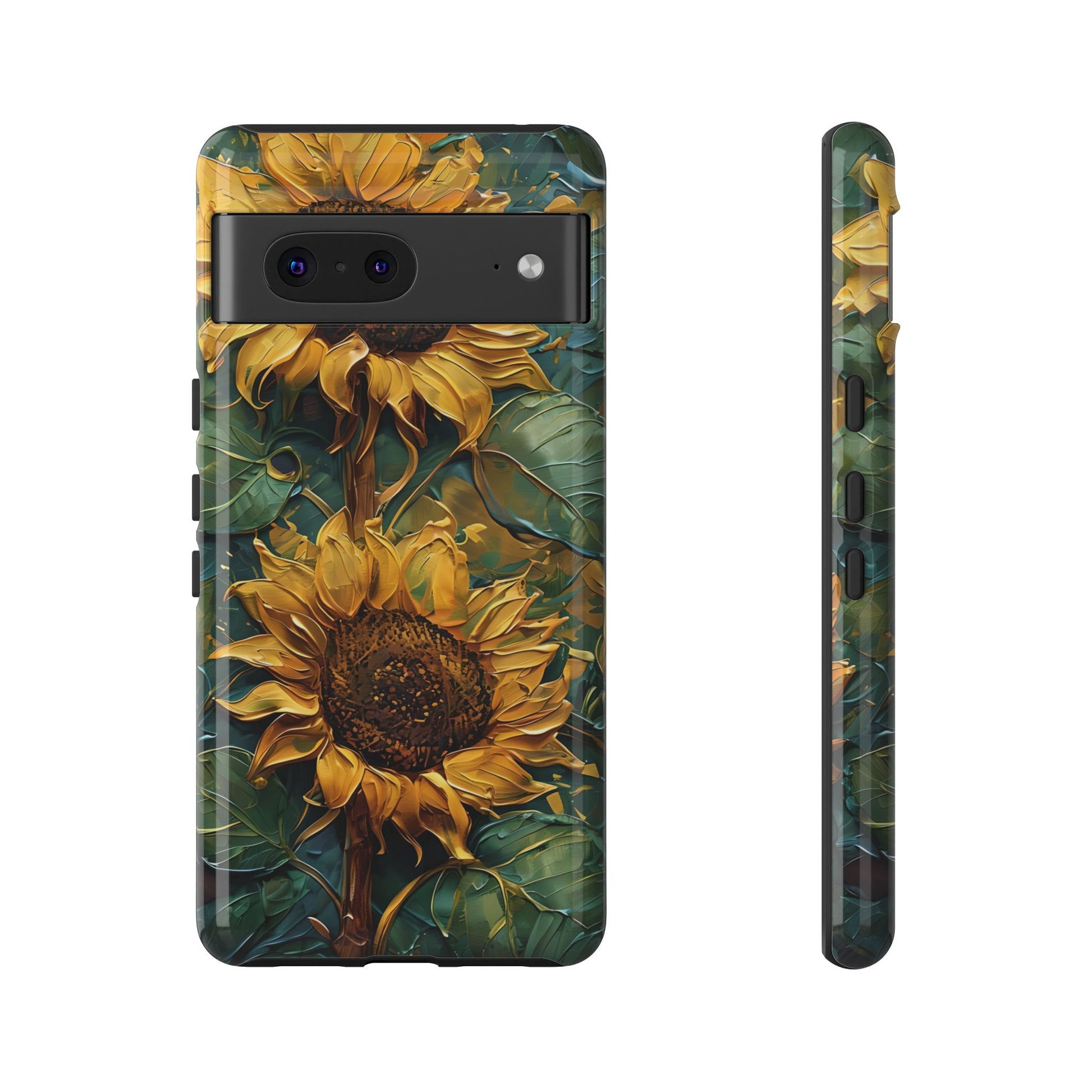 Sunflower Tough Phone Case - Floral Protection, Gift for Nature Lovers, Customizable, Summer Vibes, Eco-Friendly Accessories