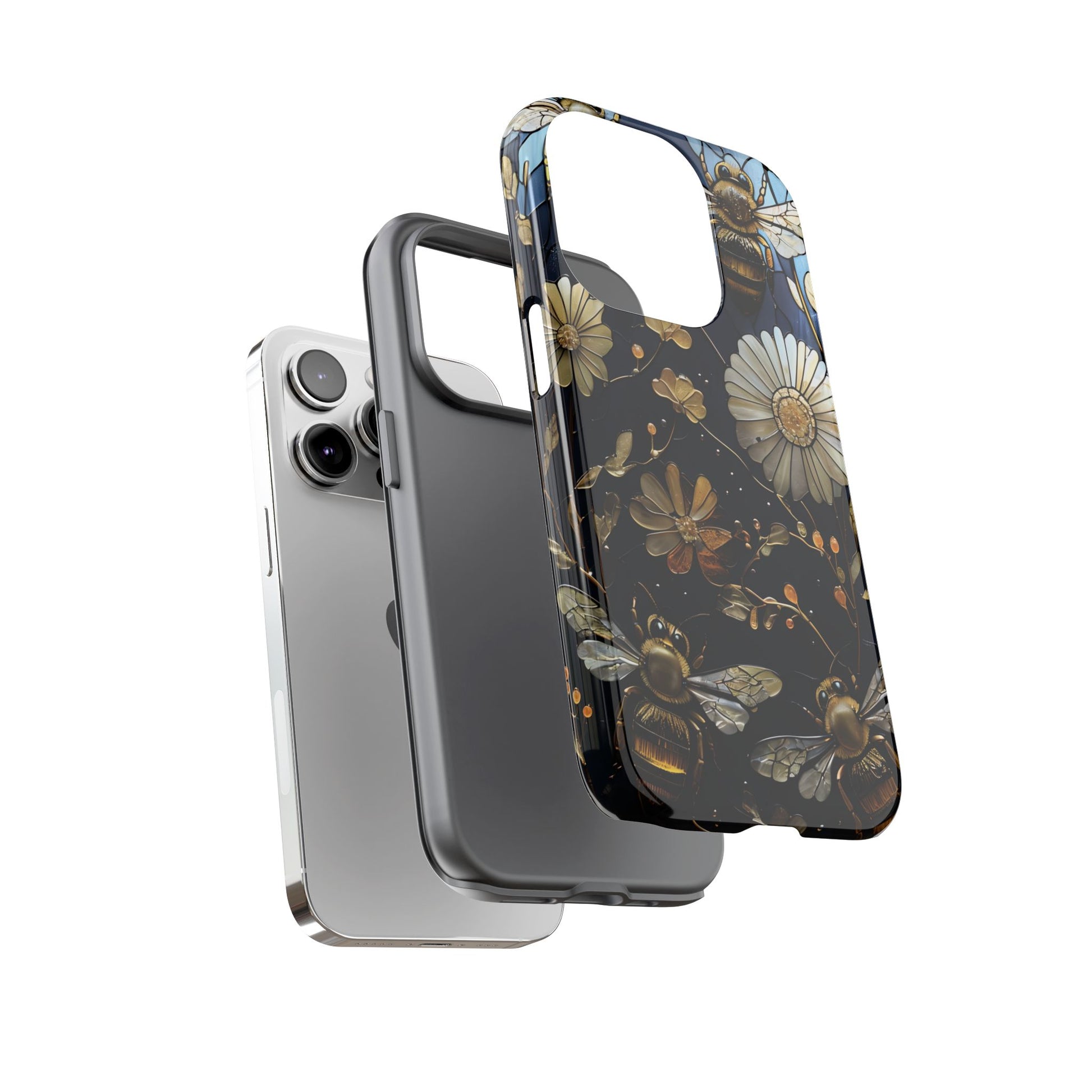 Bee & Flower Phone Cases - Tough, Stylish Protection, Gifts for Nature Lovers, Floral Phone Accessories, Cute Cases for All Ages