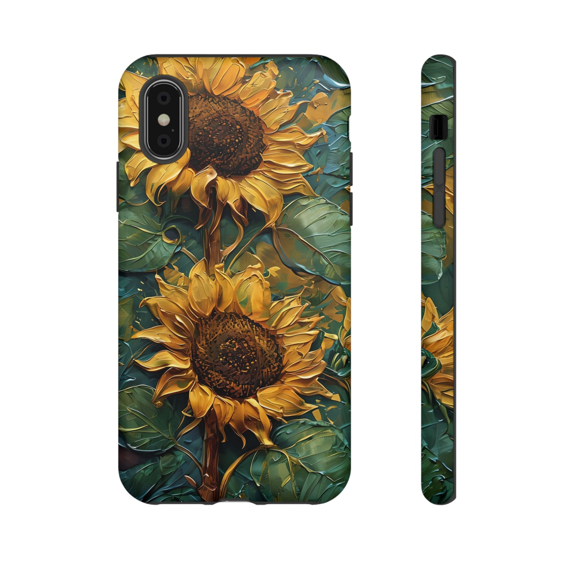 Sunflower Tough Phone Case - Floral Protection, Gift for Nature Lovers, Customizable, Summer Vibes, Eco-Friendly Accessories