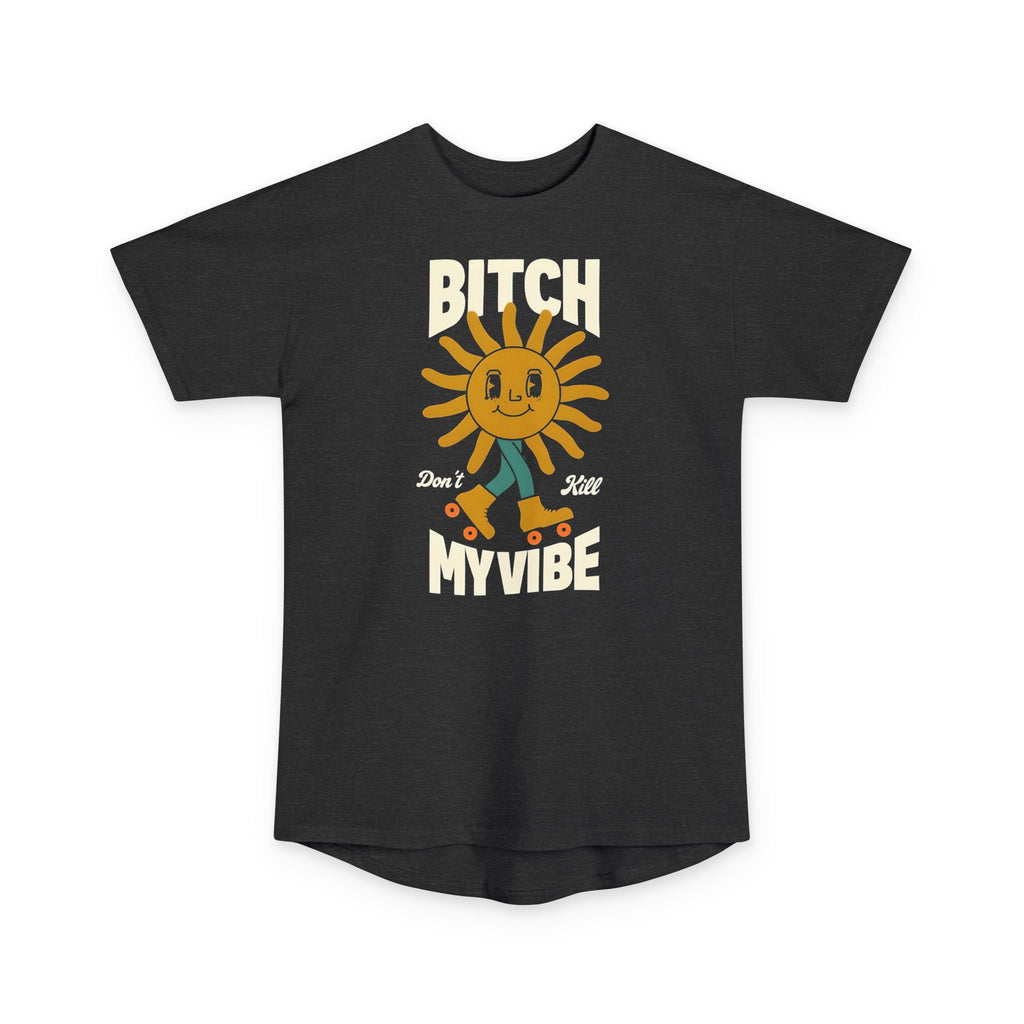 Unisex Long Body Urban Tee - Retro Vibe Graphic T-Shirt, Casual Streetwear, Gift for Friends, Music Festivals, Skate Culture