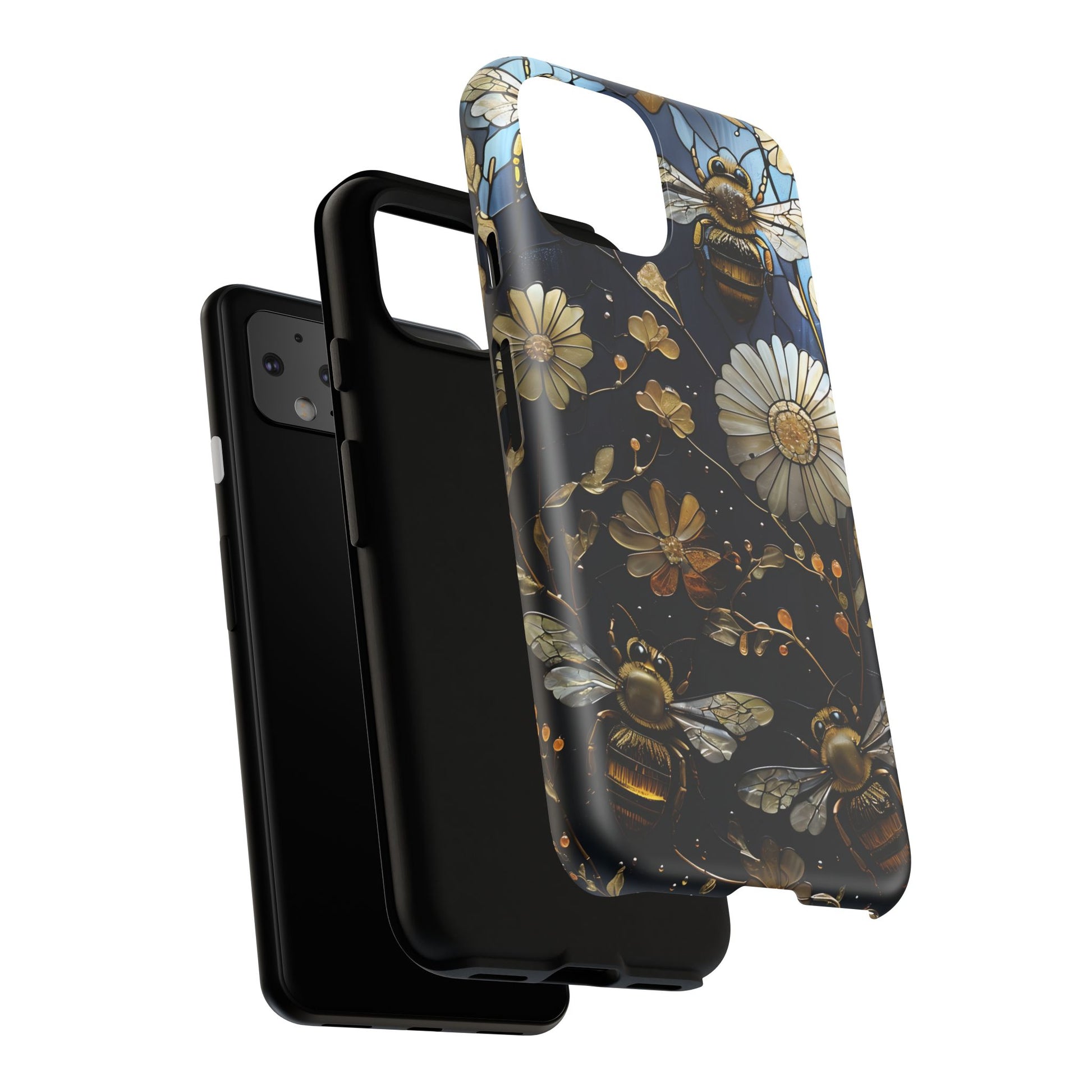Bee & Flower Phone Cases - Tough, Stylish Protection, Gifts for Nature Lovers, Floral Phone Accessories, Cute Cases for All Ages