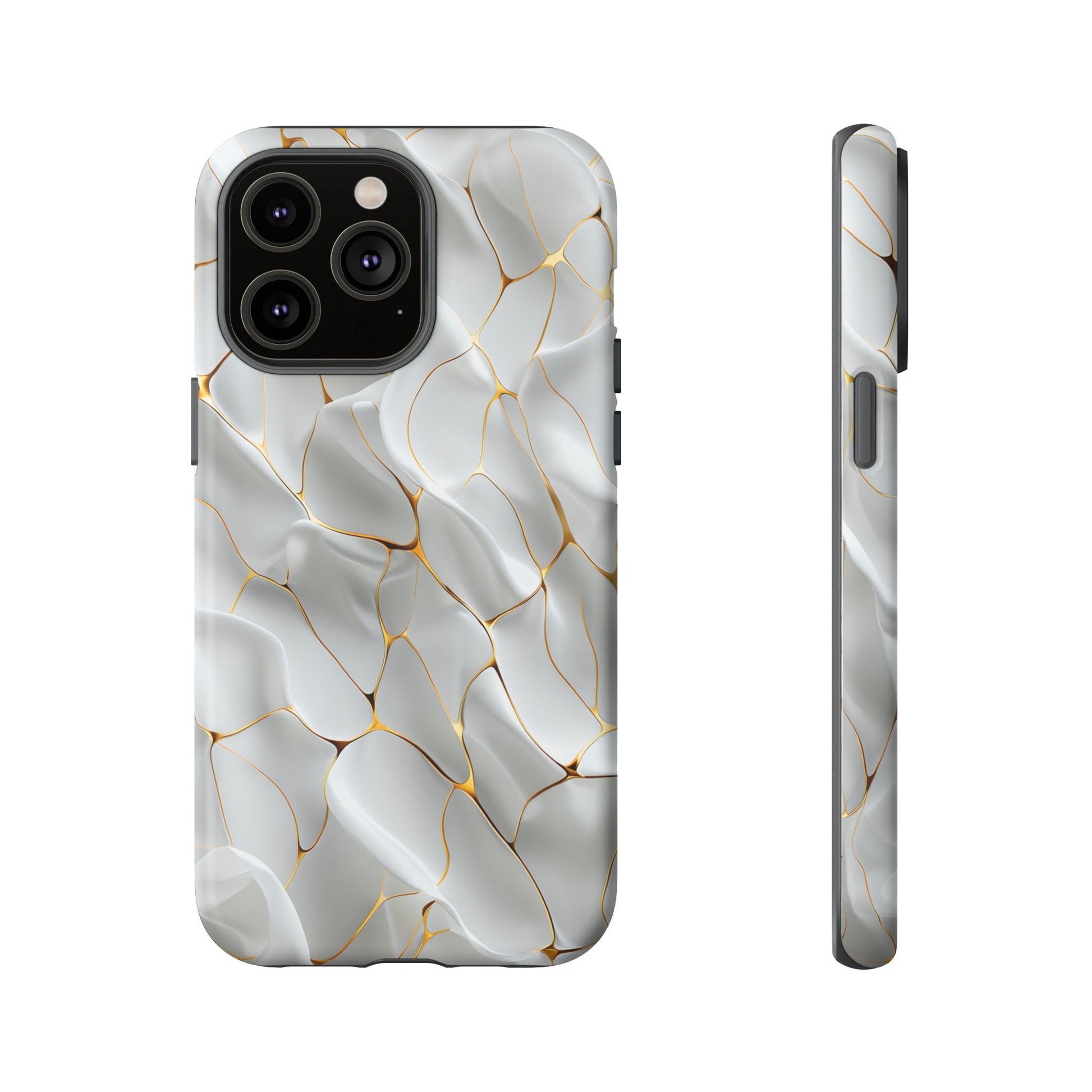 Elegant Phone Case with Golden Accents, Protective Mobile Cover, Stylish Tech Accessory, Perfect Gift for Any Occasion
