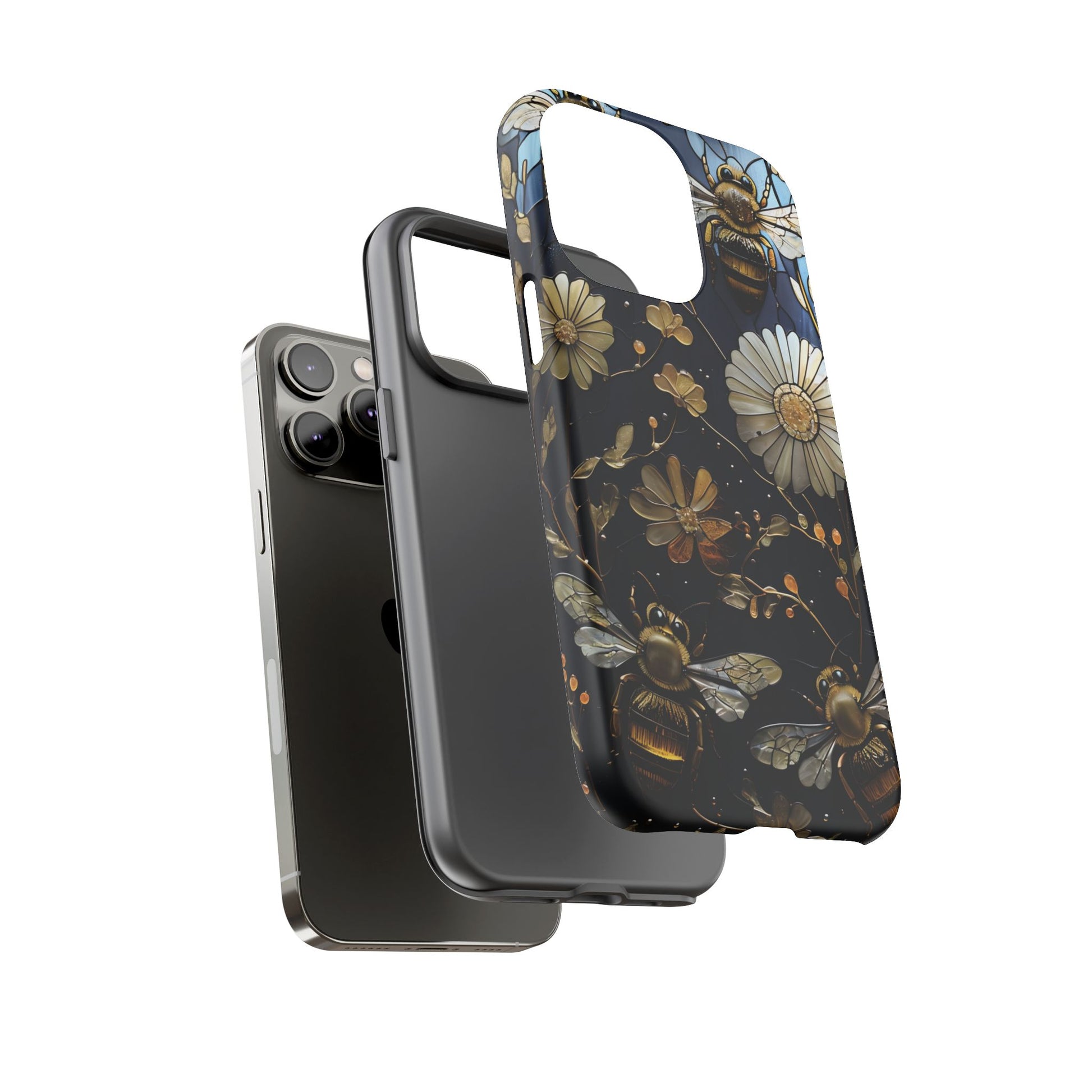 Bee & Flower Phone Cases - Tough, Stylish Protection, Gifts for Nature Lovers, Floral Phone Accessories, Cute Cases for All Ages