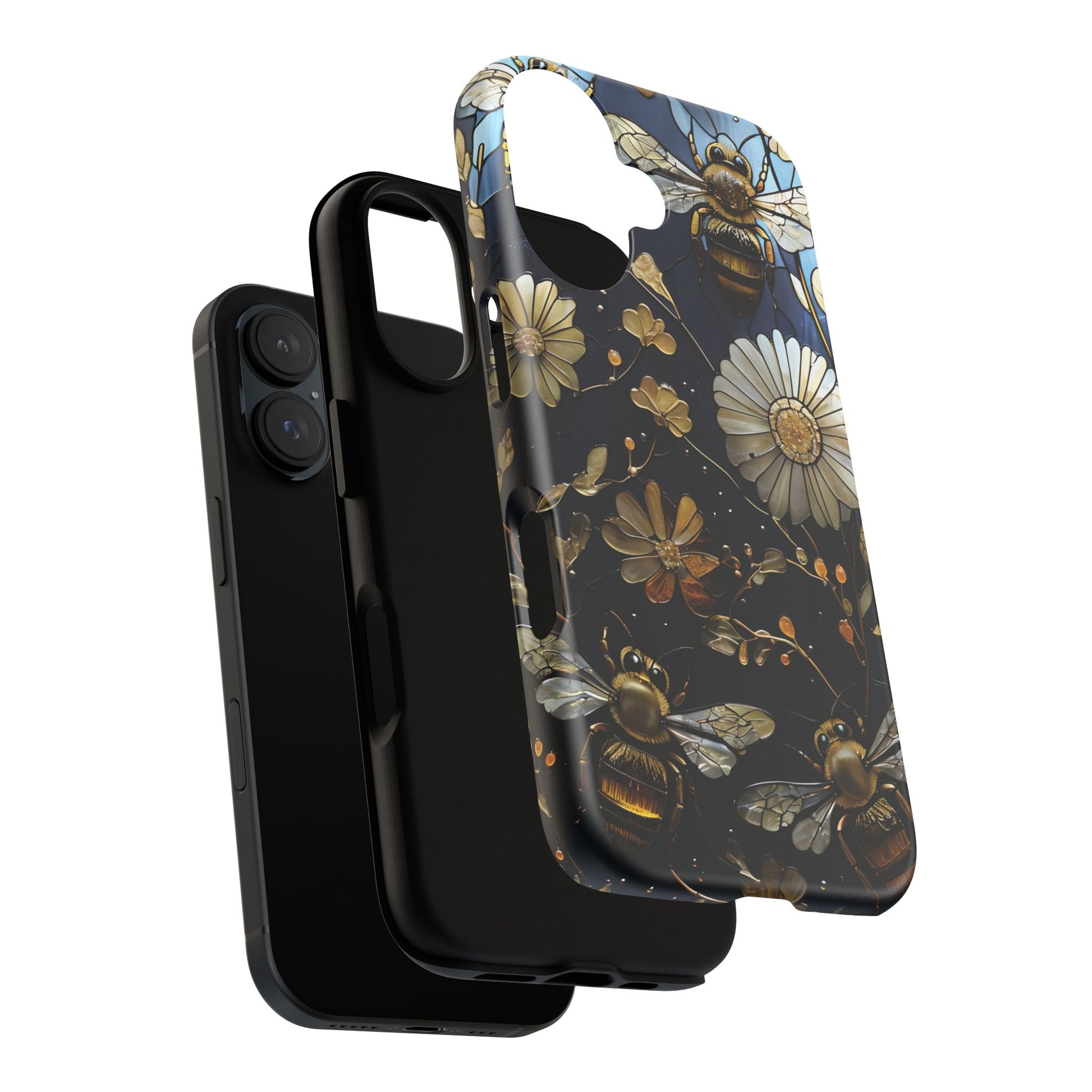 Bee & Flower Phone Cases - Tough, Stylish Protection, Gifts for Nature Lovers, Floral Phone Accessories, Cute Cases for All Ages