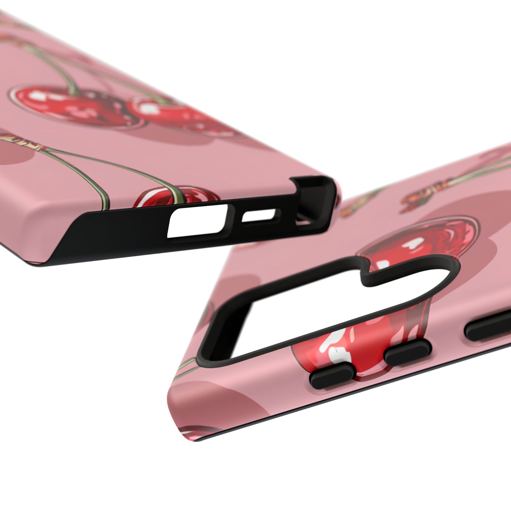 Cherry Blossom Phone Case, Tough Phone Cover, Cute Cherry Design, Summer Vibes, Phone Accessory, Gift for Her