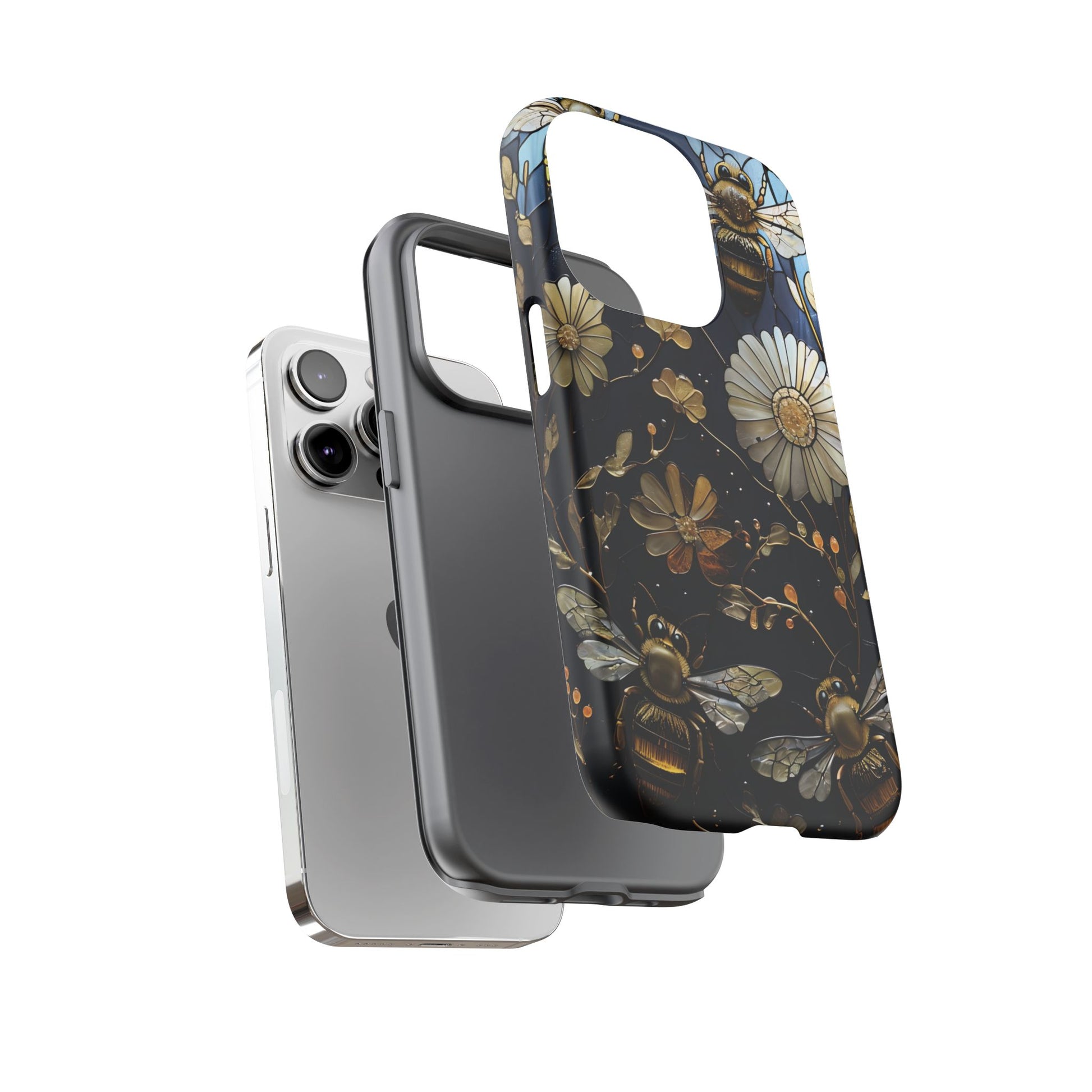 Bee & Flower Phone Cases - Tough, Stylish Protection, Gifts for Nature Lovers, Floral Phone Accessories, Cute Cases for All Ages
