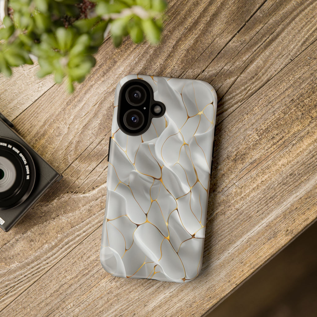 Elegant Phone Case with Golden Accents, Protective Mobile Cover, Stylish Tech Accessory, Perfect Gift for Any Occasion