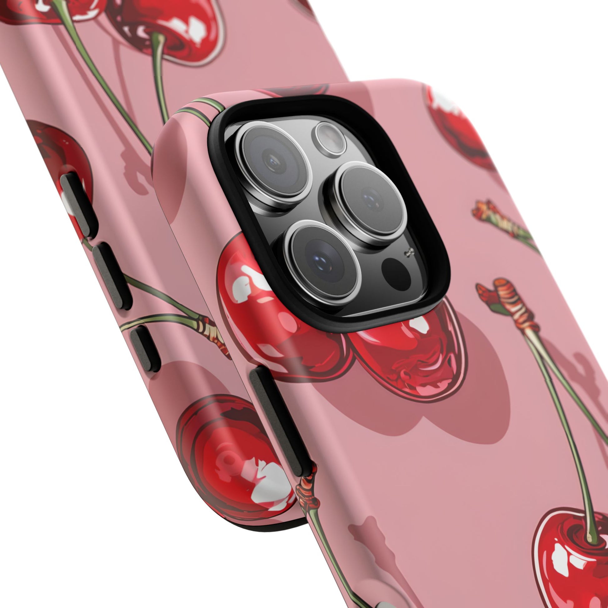 Cherry Blossom Phone Case, Tough Phone Cover, Cute Cherry Design, Summer Vibes, Phone Accessory, Gift for Her