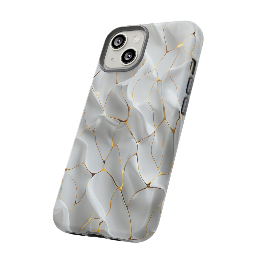 Elegant Phone Case with Golden Accents, Protective Mobile Cover, Stylish Tech Accessory, Perfect Gift for Any Occasion