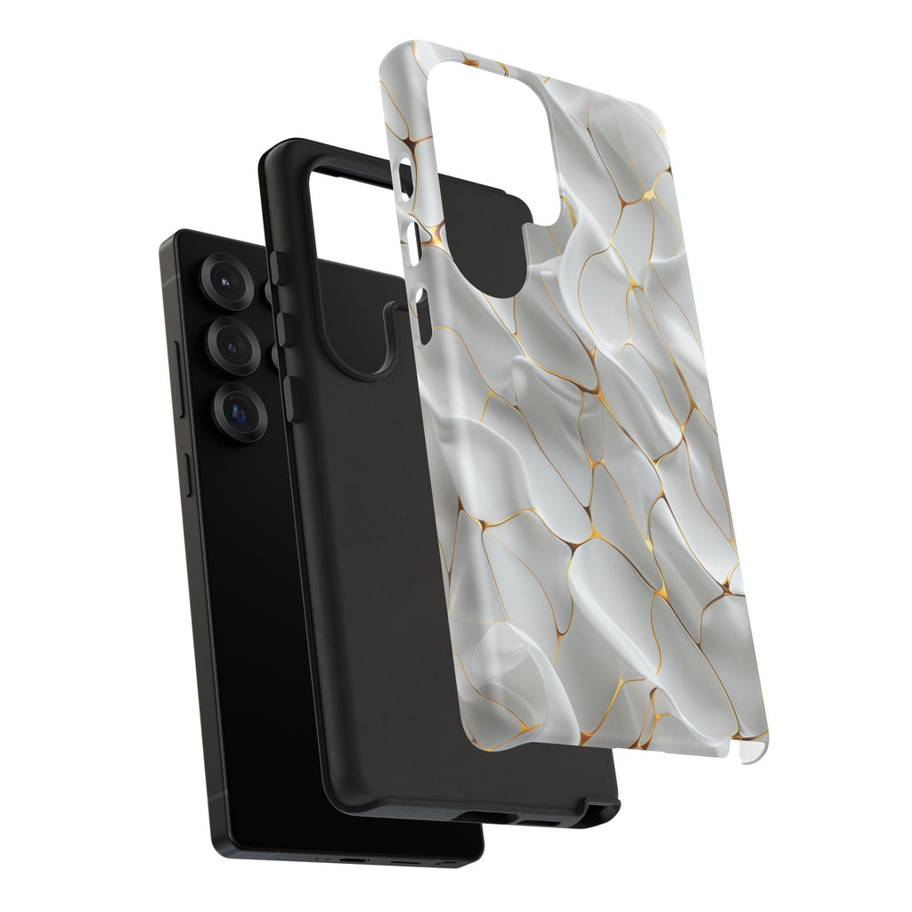 Elegant Phone Case with Golden Accents, Protective Mobile Cover, Stylish Tech Accessory, Perfect Gift for Any Occasion