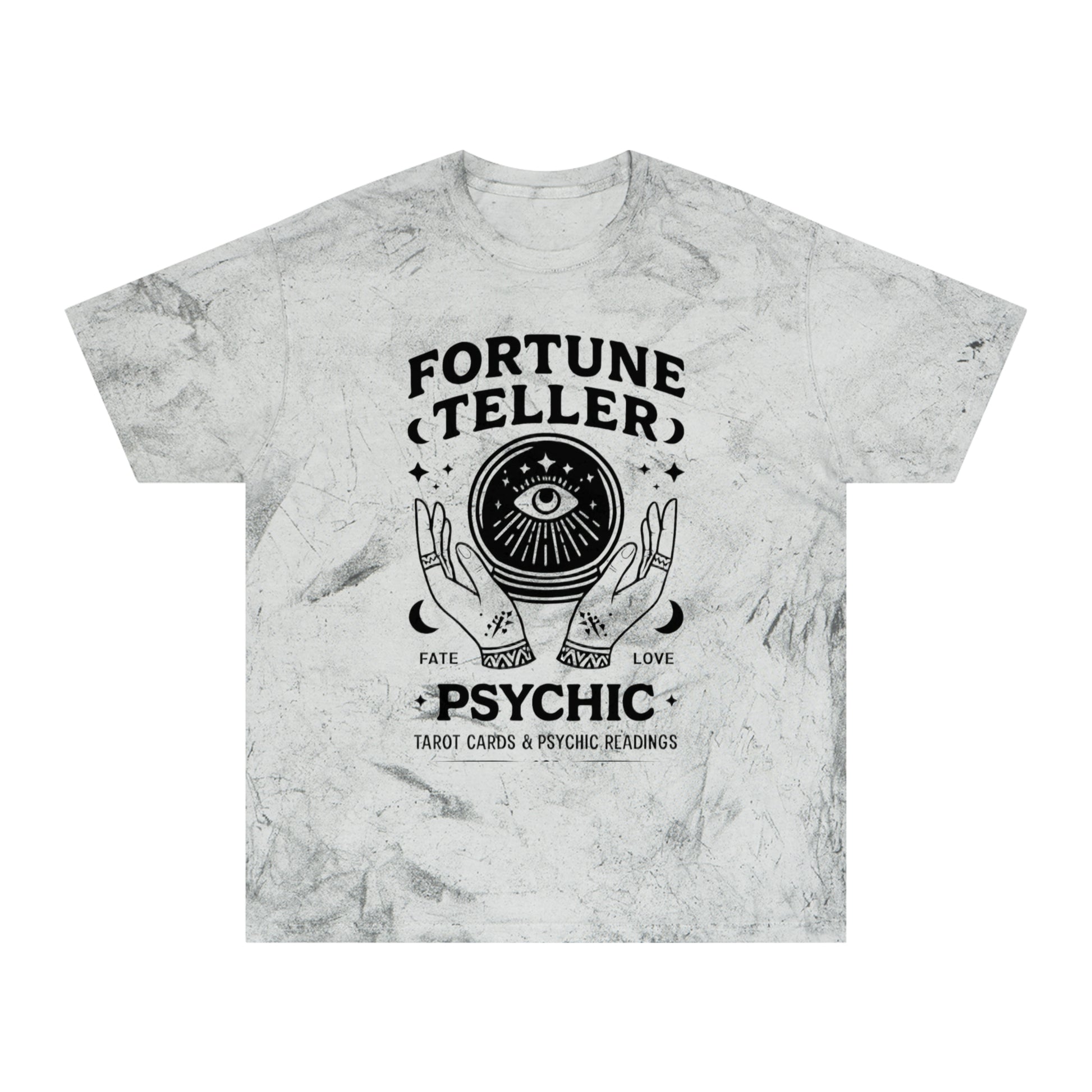 Psychic Fortune Teller T-Shirt, Unisex Tee, Spiritual Gift, Astrology Apparel, Tarot Card Top, Boho Style Tee