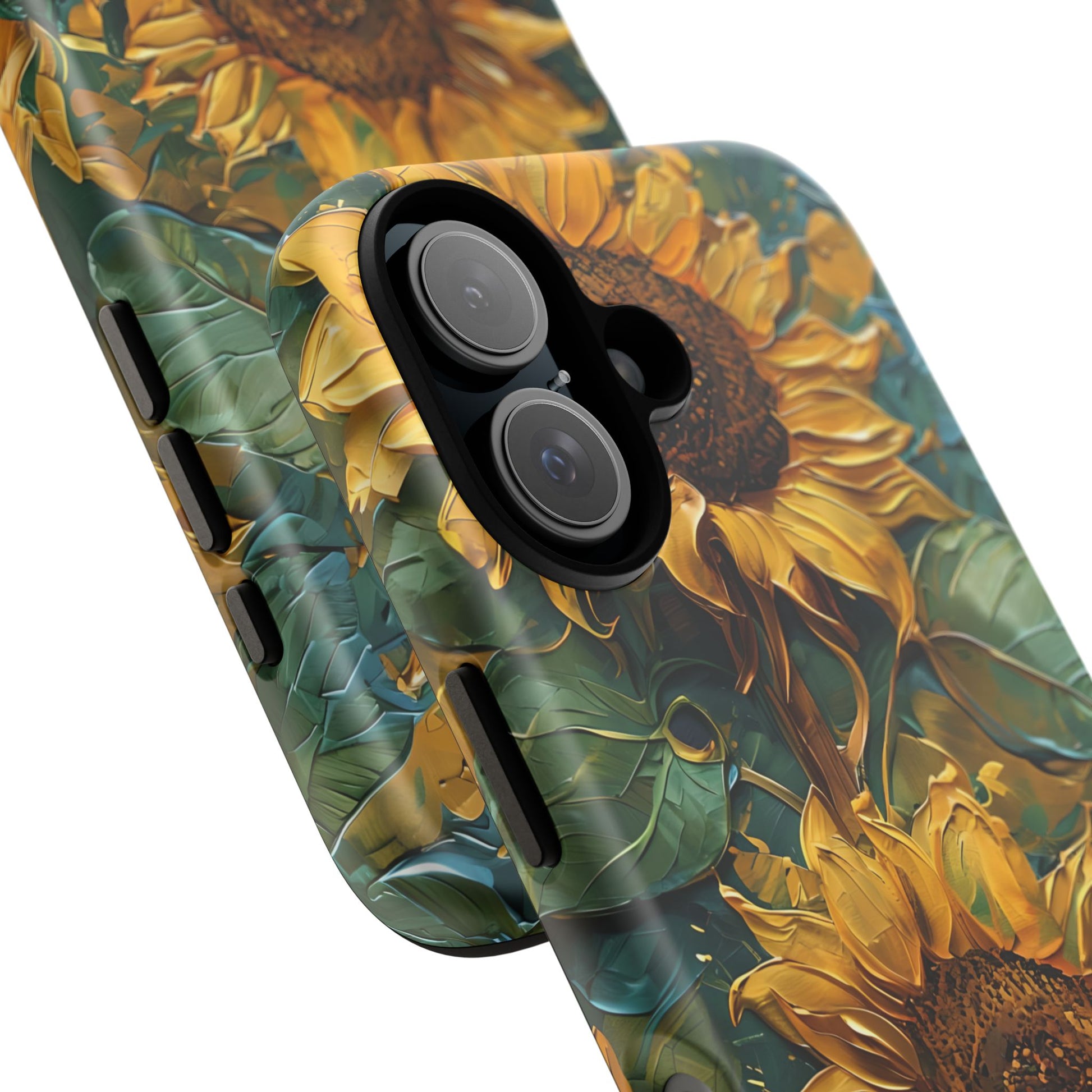 Sunflower Tough Phone Case - Floral Protection, Gift for Nature Lovers, Customizable, Summer Vibes, Eco-Friendly Accessories