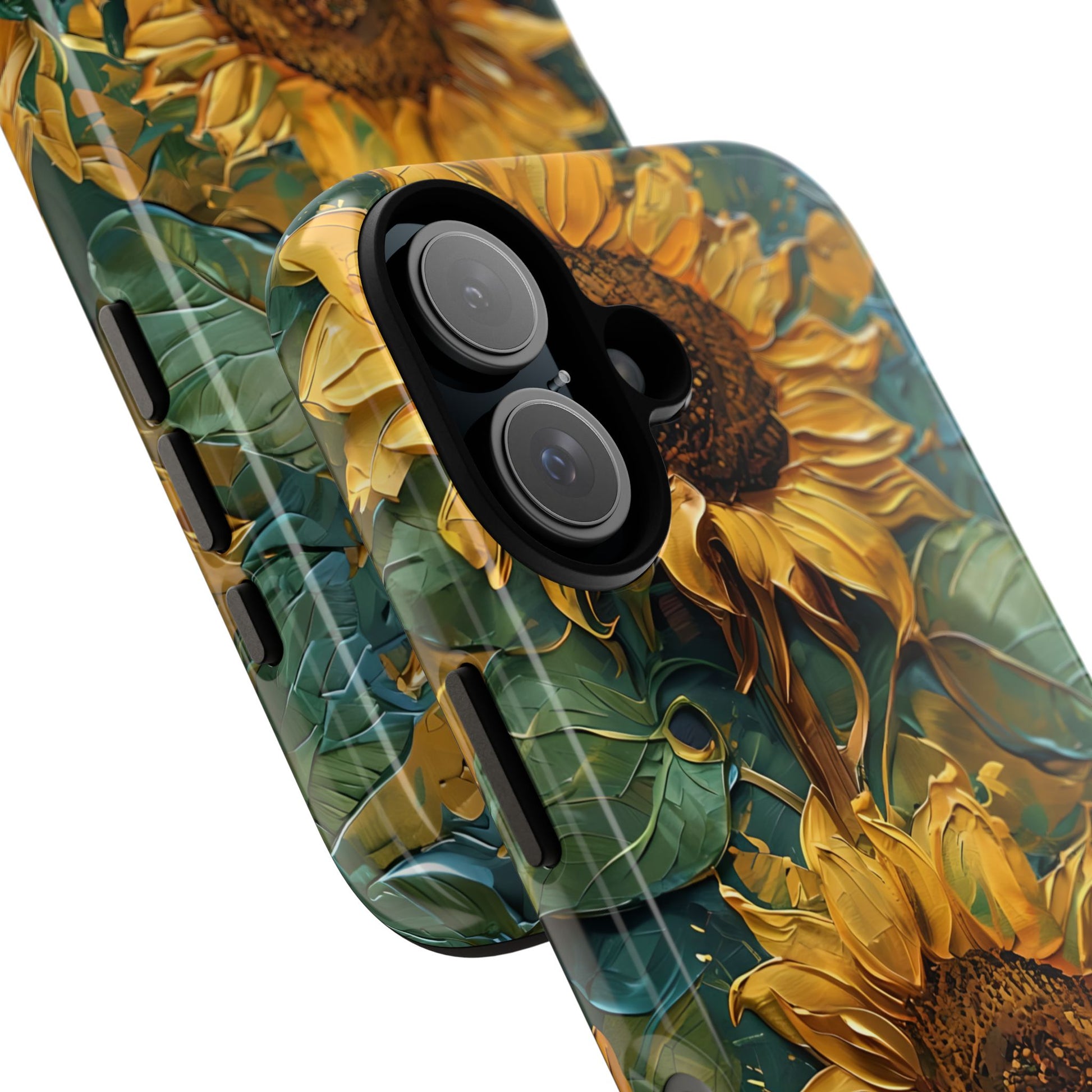 Sunflower Tough Phone Case - Floral Protection, Gift for Nature Lovers, Customizable, Summer Vibes, Eco-Friendly Accessories