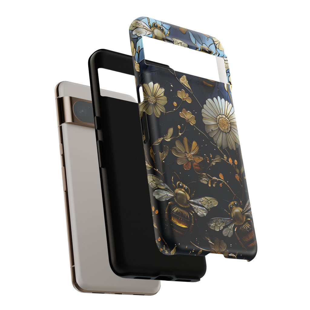 Bee & Flower Phone Cases - Tough, Stylish Protection, Gifts for Nature Lovers, Floral Phone Accessories, Cute Cases for All Ages