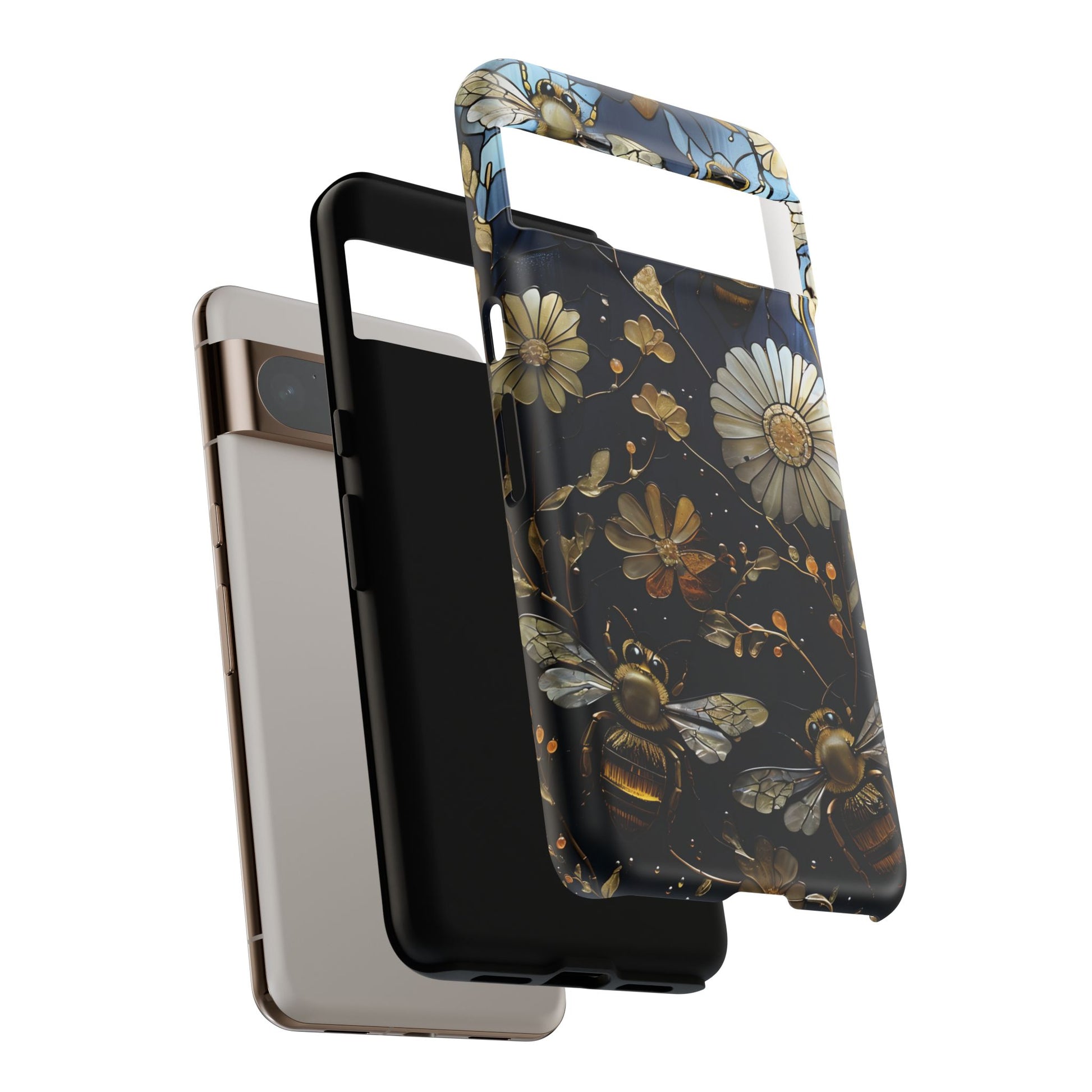 Bee & Flower Phone Cases - Tough, Stylish Protection, Gifts for Nature Lovers, Floral Phone Accessories, Cute Cases for All Ages