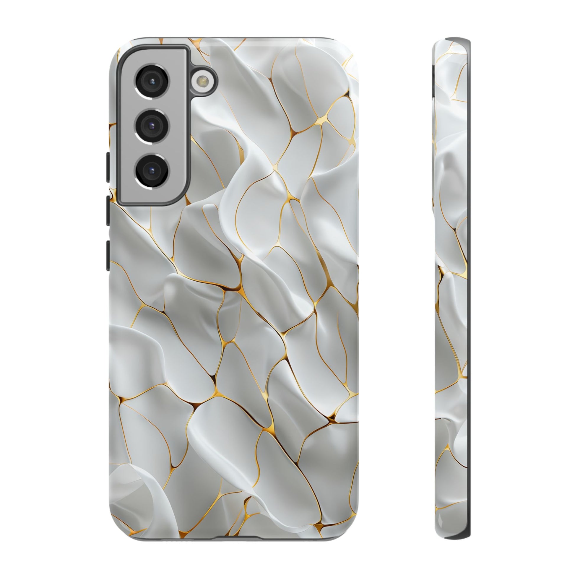 Elegant Phone Case with Golden Accents, Protective Mobile Cover, Stylish Tech Accessory, Perfect Gift for Any Occasion
