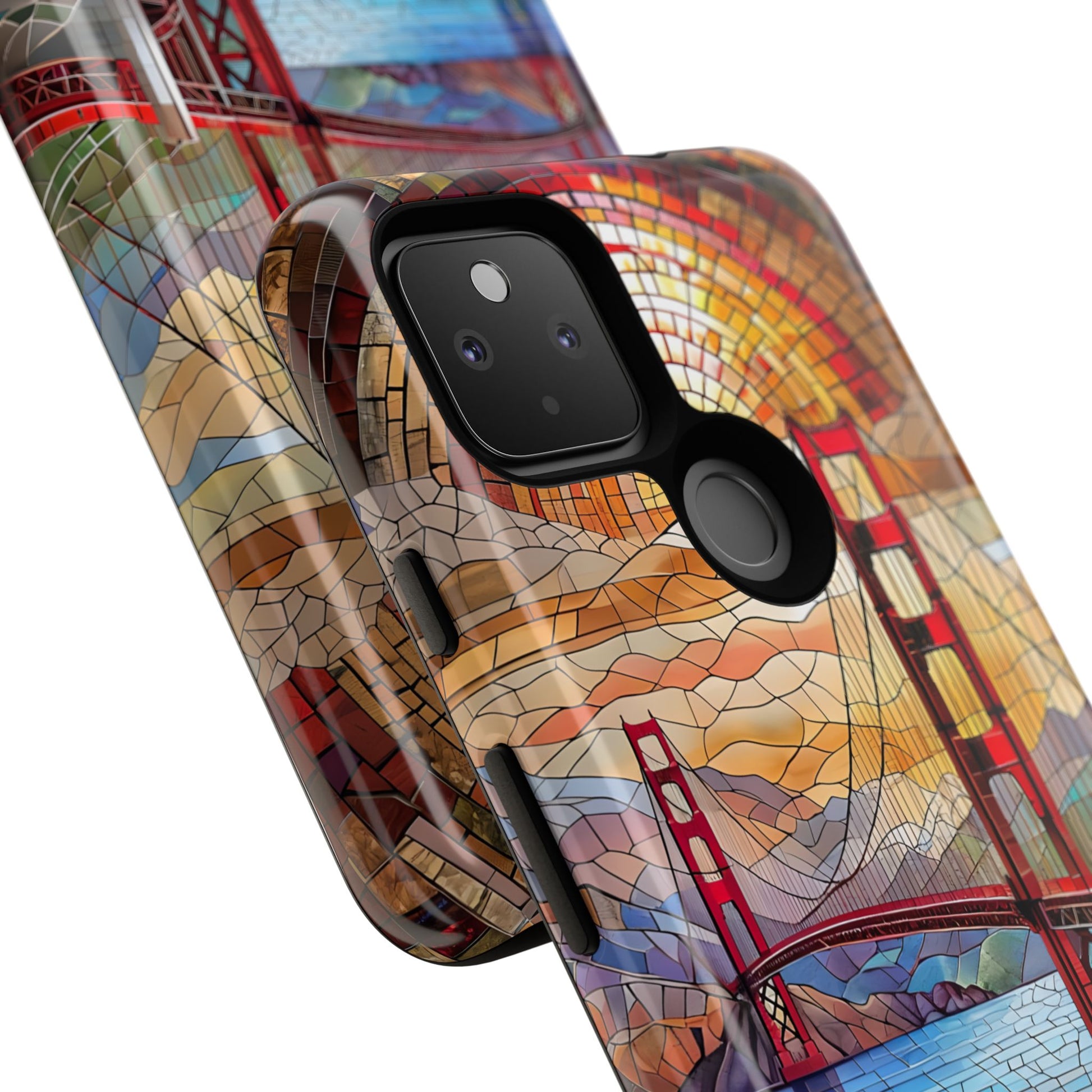 Golden Gate Bridge Phone Case, Artistic Phone Cover, Unique Gift for Travelers, Vibrant Cell Phone Accessory, Nature-Inspired Design
