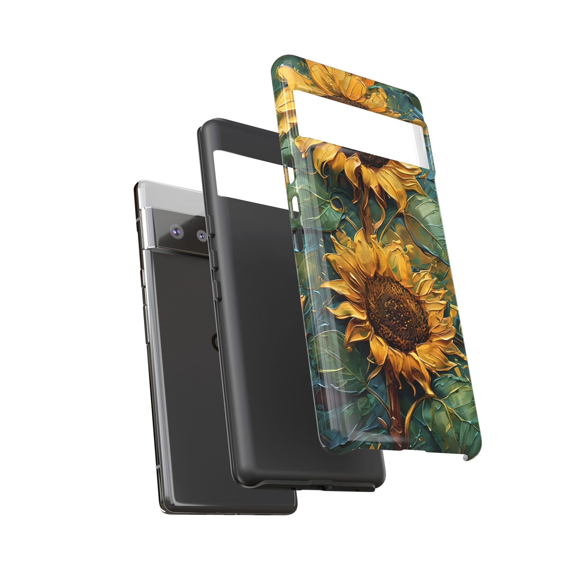 Sunflower Tough Phone Case - Floral Protection, Gift for Nature Lovers, Customizable, Summer Vibes, Eco-Friendly Accessories