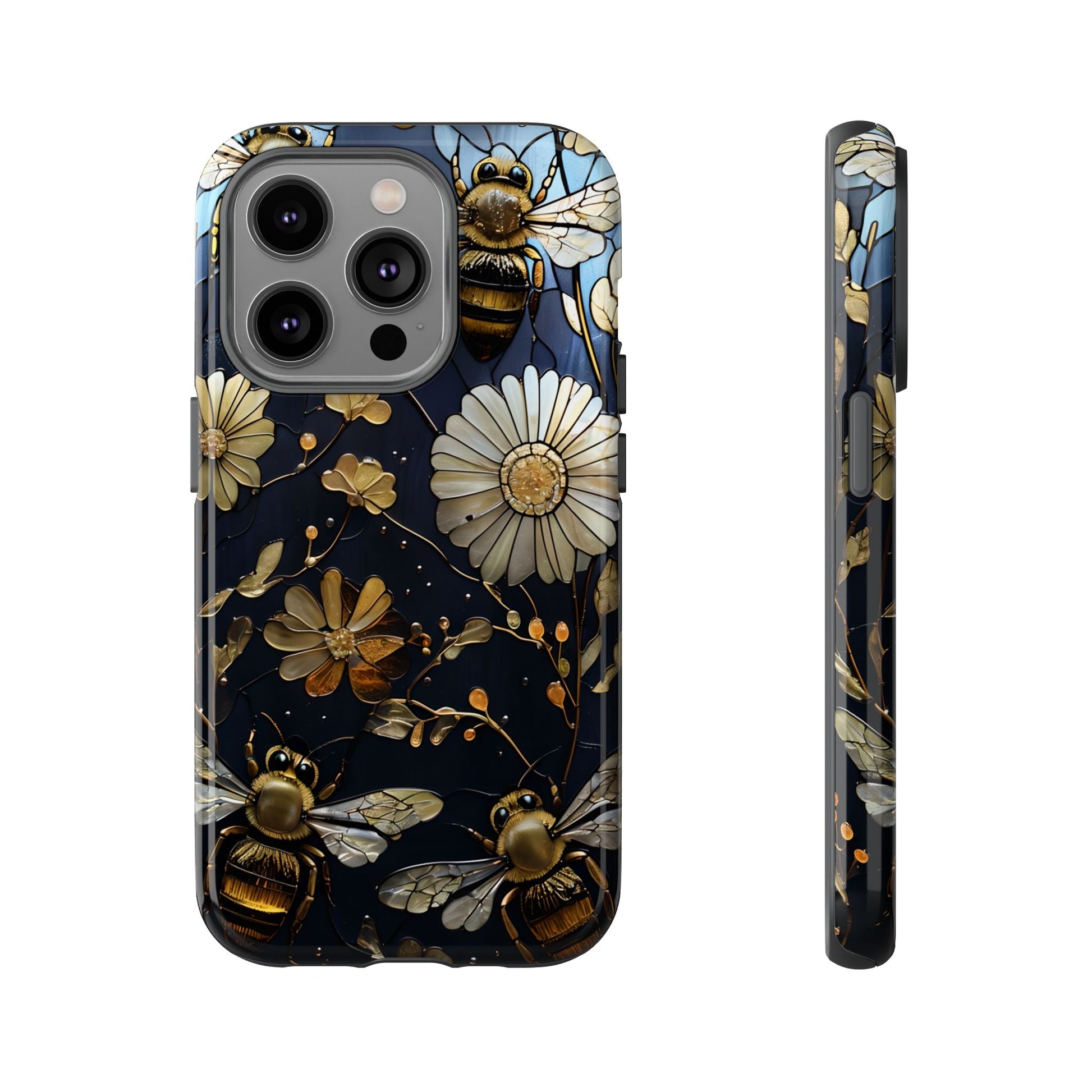 Bee & Flower Phone Cases - Tough, Stylish Protection, Gifts for Nature Lovers, Floral Phone Accessories, Cute Cases for All Ages