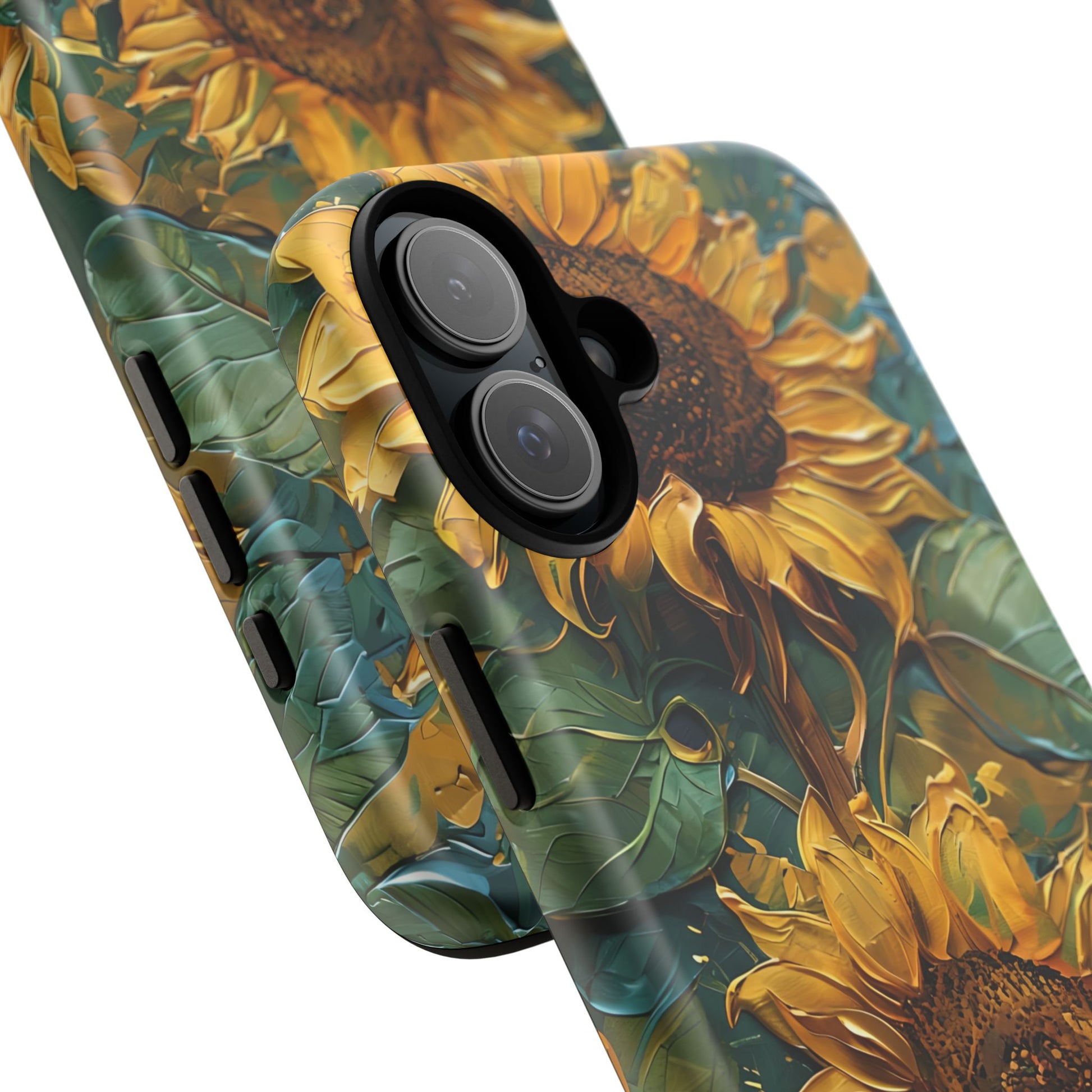 Sunflower Tough Phone Case - Floral Protection, Gift for Nature Lovers, Customizable, Summer Vibes, Eco-Friendly Accessories