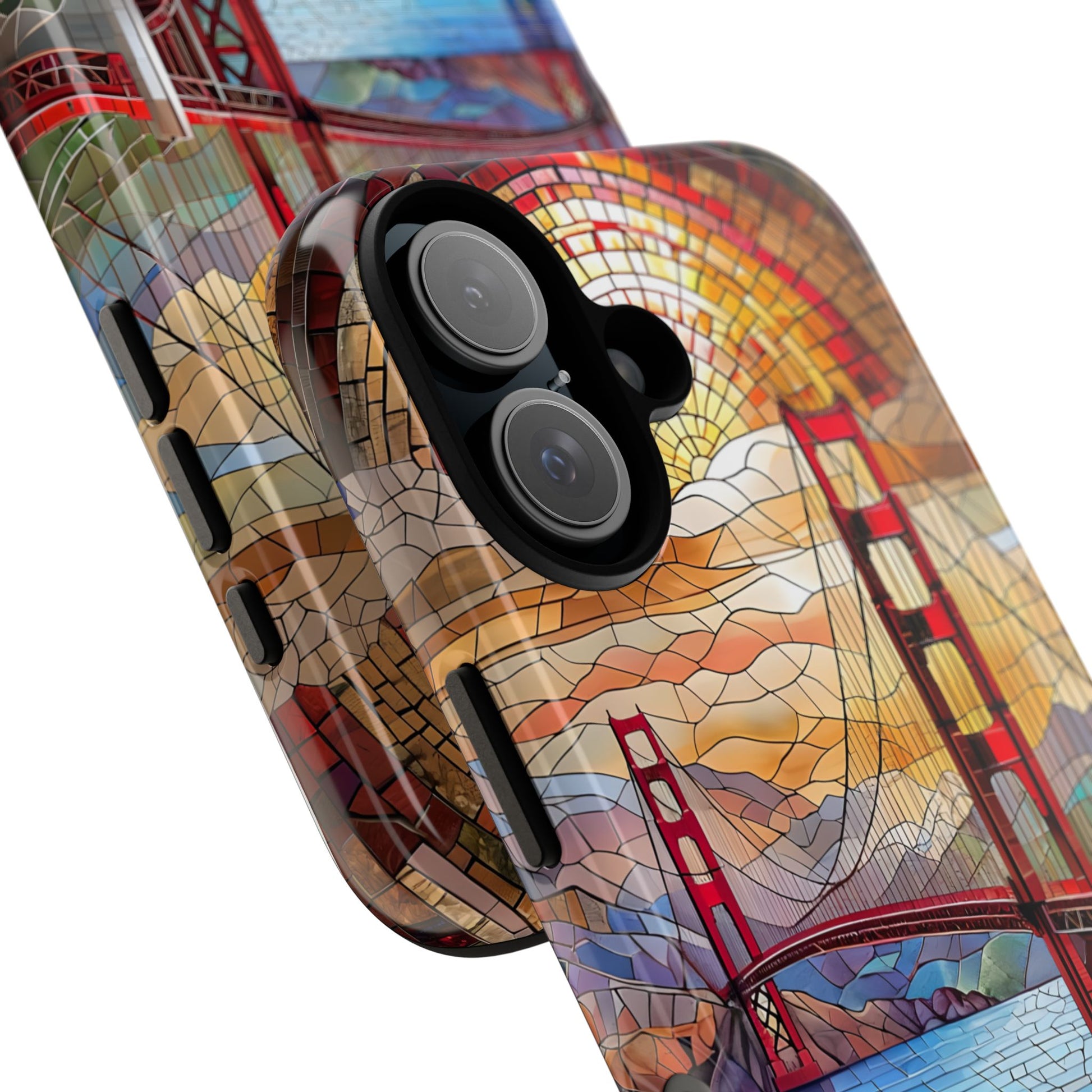 Golden Gate Bridge Phone Case, Artistic Phone Cover, Unique Gift for Travelers, Vibrant Cell Phone Accessory, Nature-Inspired Design