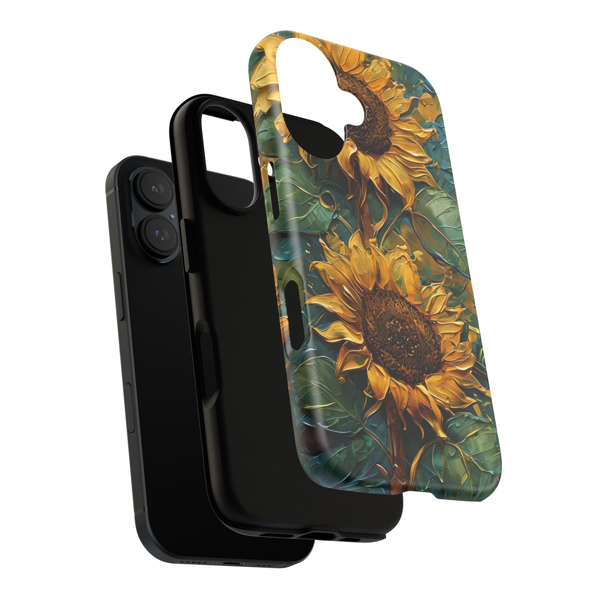 Sunflower Tough Phone Case - Floral Protection, Gift for Nature Lovers, Customizable, Summer Vibes, Eco-Friendly Accessories