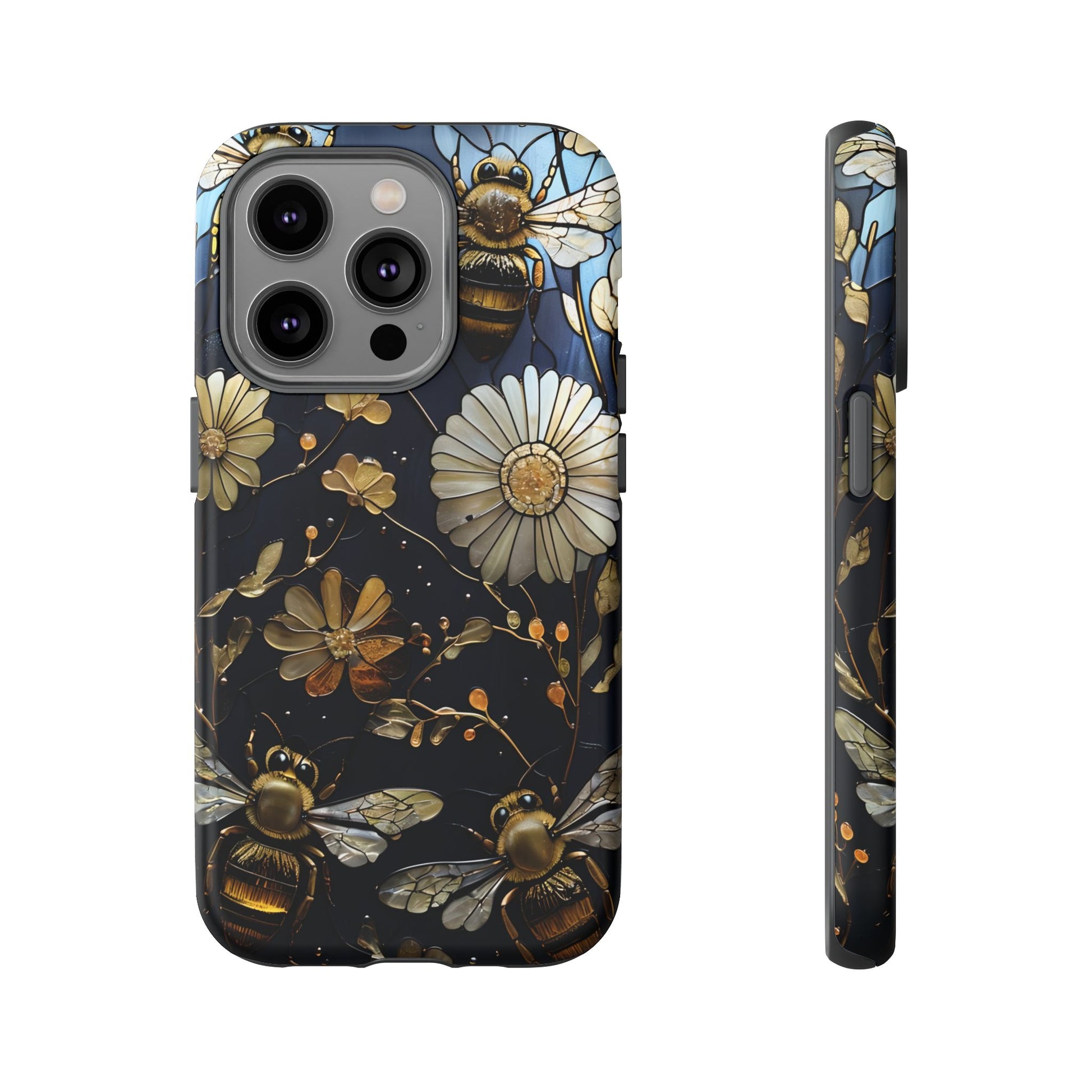 Bee & Flower Phone Cases - Tough, Stylish Protection, Gifts for Nature Lovers, Floral Phone Accessories, Cute Cases for All Ages