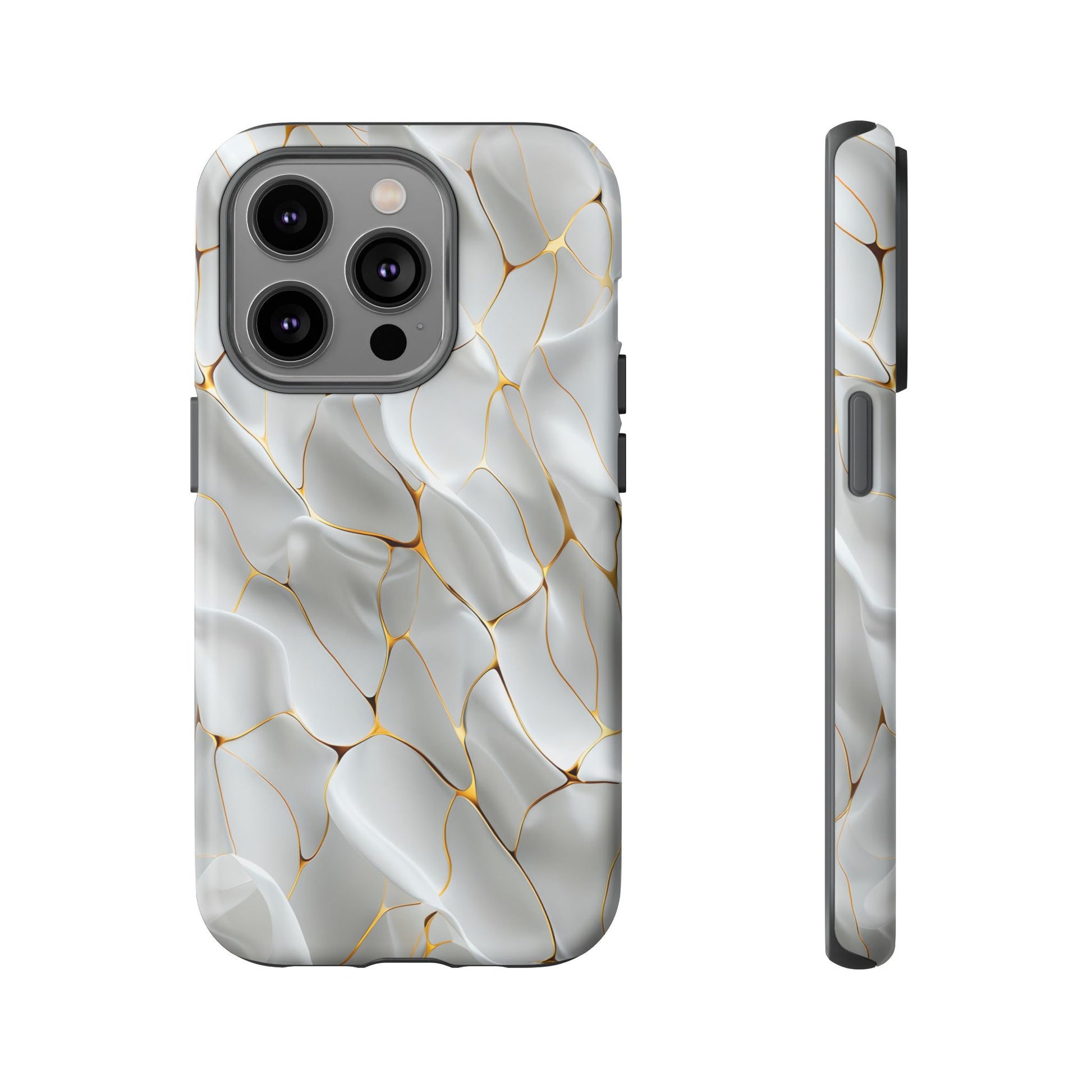 Elegant Phone Case with Golden Accents, Protective Mobile Cover, Stylish Tech Accessory, Perfect Gift for Any Occasion