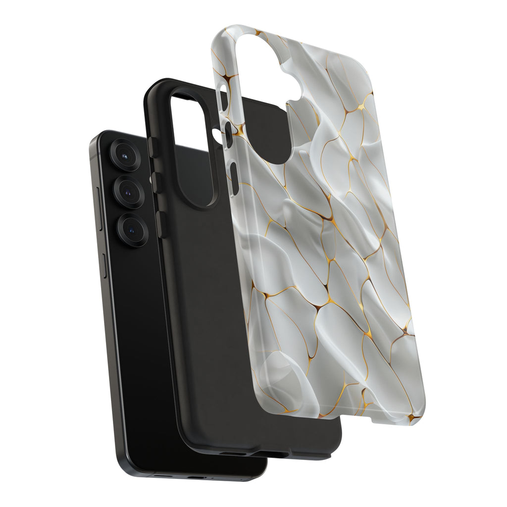 Elegant Phone Case with Golden Accents, Protective Mobile Cover, Stylish Tech Accessory, Perfect Gift for Any Occasion