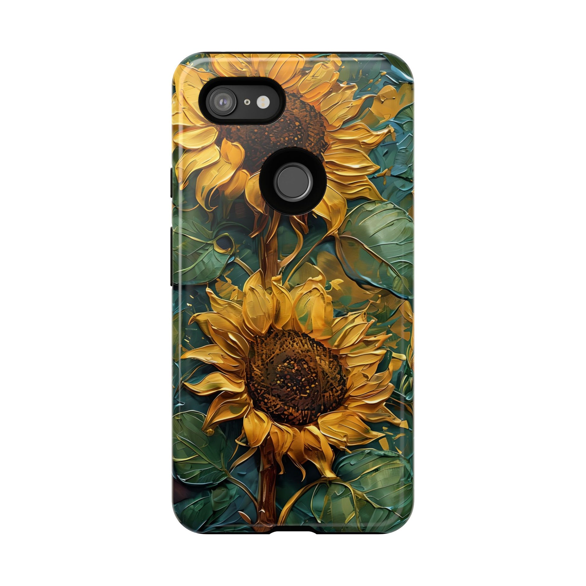 Sunflower Tough Phone Case - Floral Protection, Gift for Nature Lovers, Customizable, Summer Vibes, Eco-Friendly Accessories