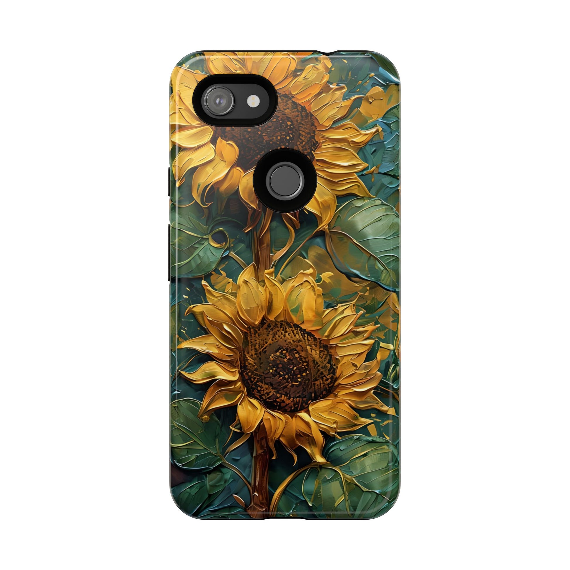 Sunflower Tough Phone Case - Floral Protection, Gift for Nature Lovers, Customizable, Summer Vibes, Eco-Friendly Accessories