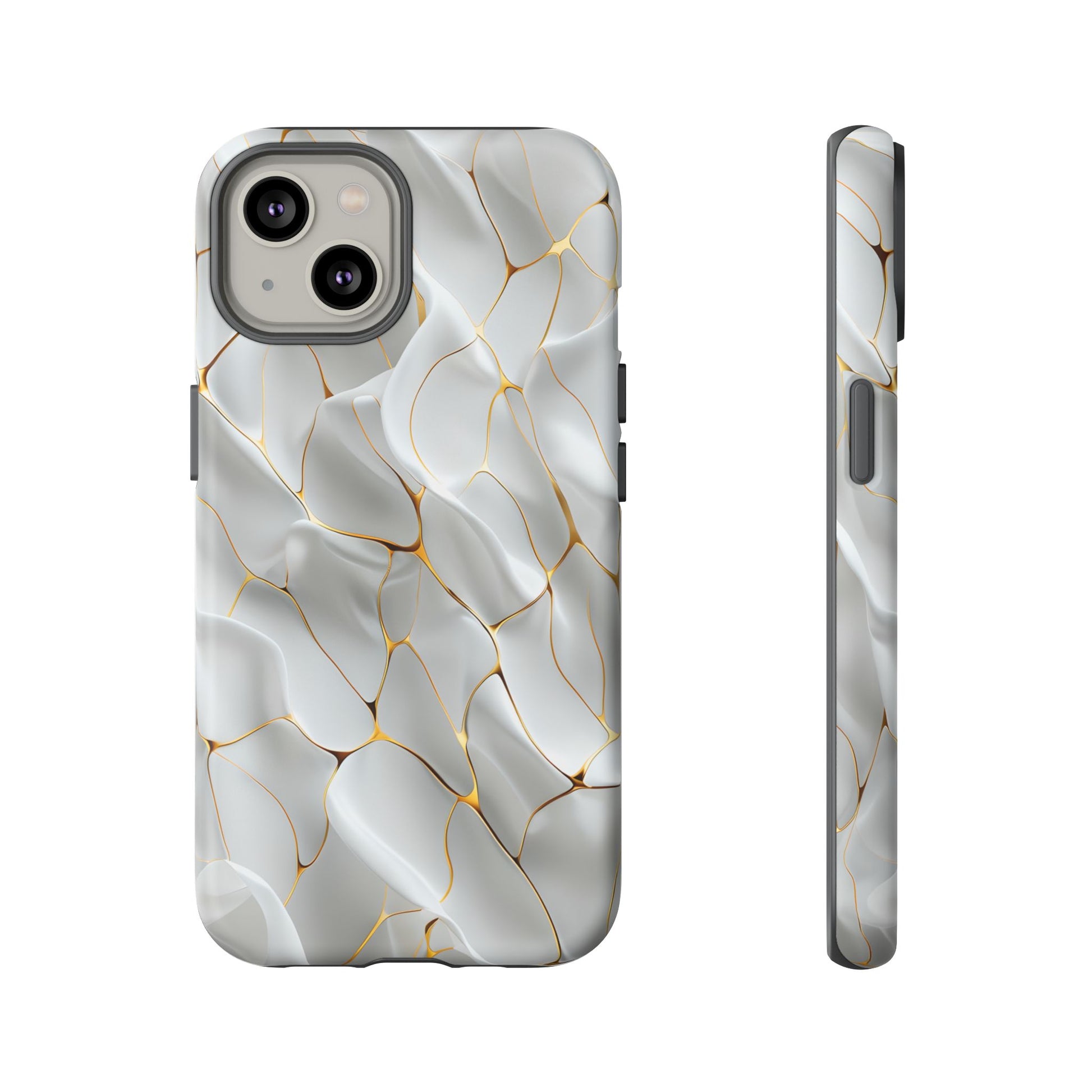 Elegant Phone Case with Golden Accents, Protective Mobile Cover, Stylish Tech Accessory, Perfect Gift for Any Occasion