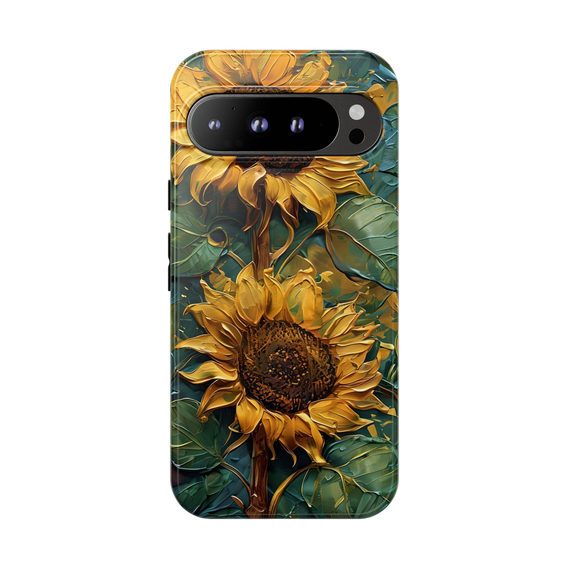 Sunflower Tough Phone Case - Floral Protection, Gift for Nature Lovers, Customizable, Summer Vibes, Eco-Friendly Accessories