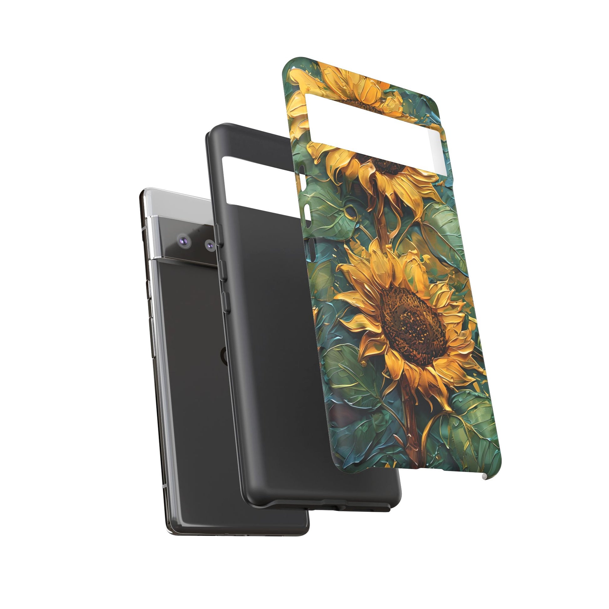 Sunflower Tough Phone Case - Floral Protection, Gift for Nature Lovers, Customizable, Summer Vibes, Eco-Friendly Accessories
