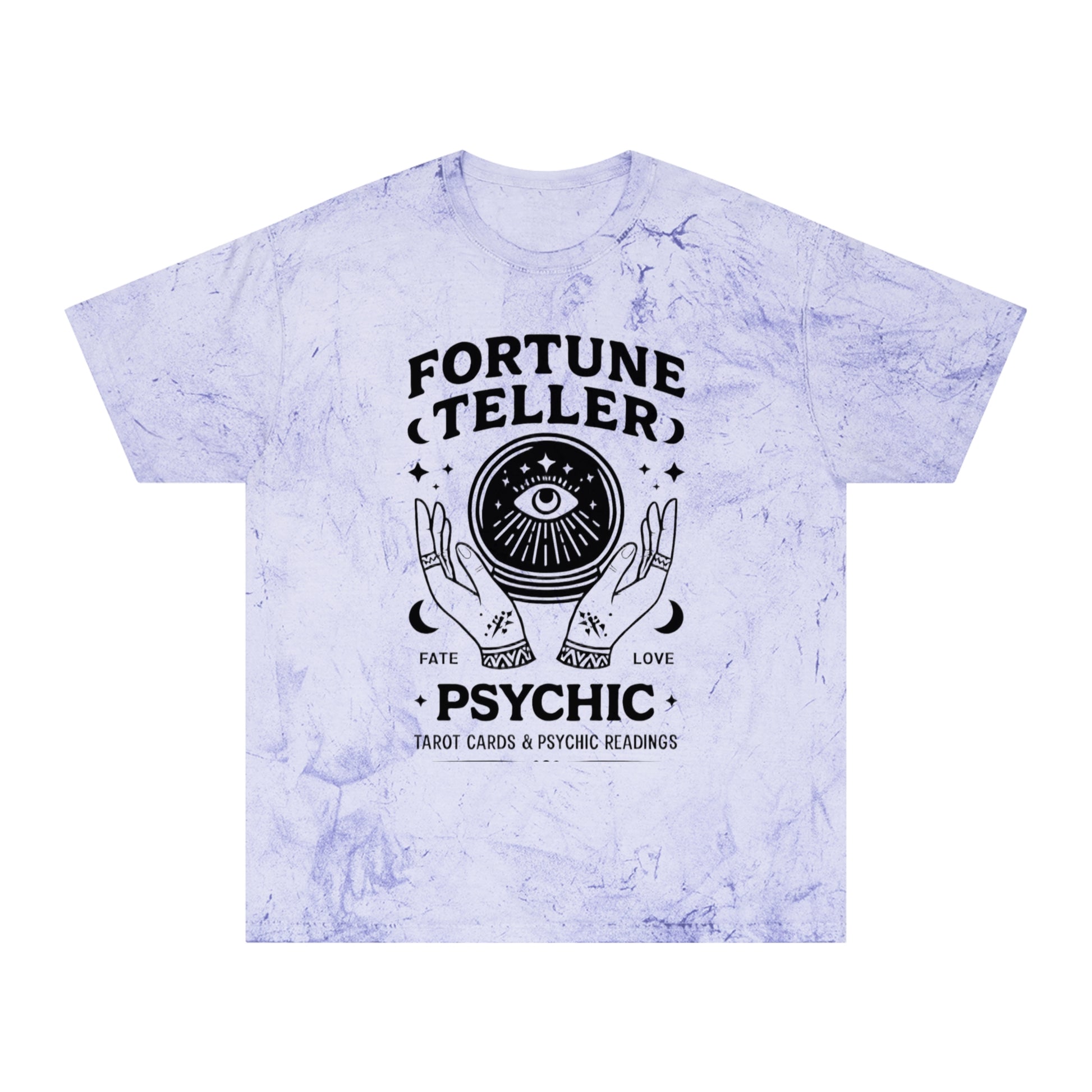 Psychic Fortune Teller T-Shirt, Unisex Tee, Spiritual Gift, Astrology Apparel, Tarot Card Top, Boho Style Tee