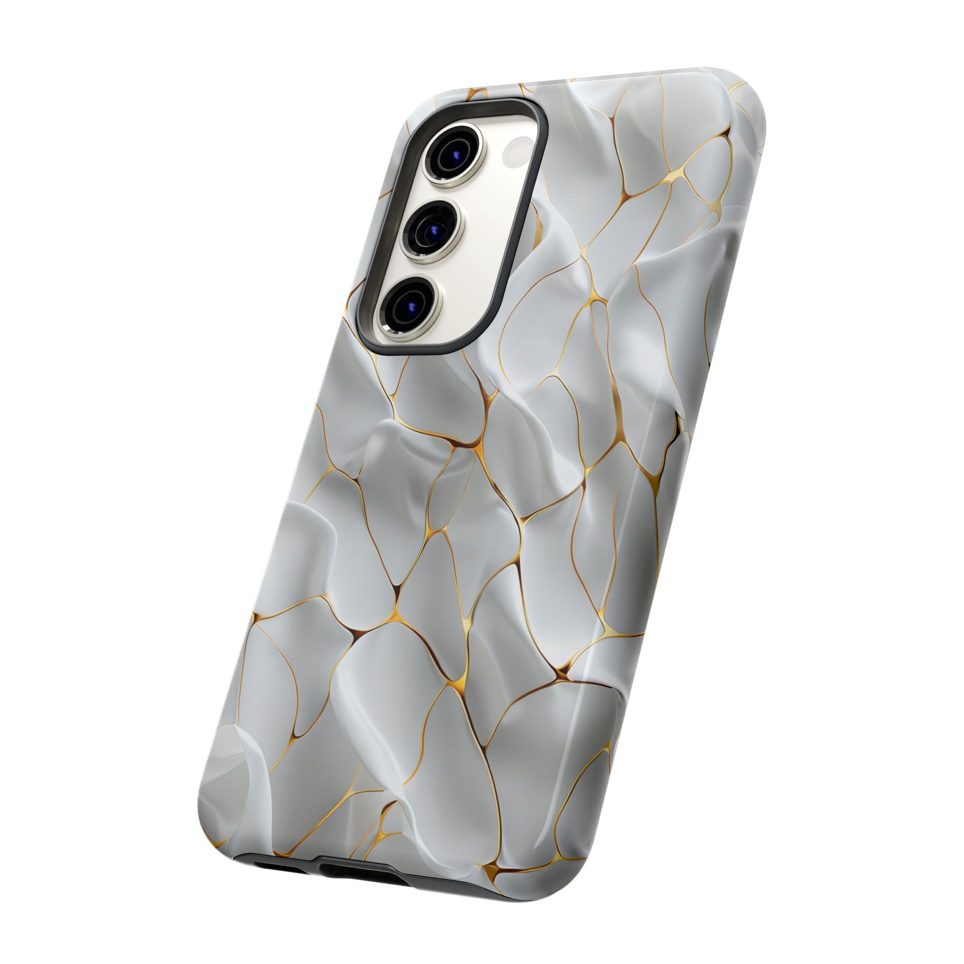 Elegant Phone Case with Golden Accents, Protective Mobile Cover, Stylish Tech Accessory, Perfect Gift for Any Occasion
