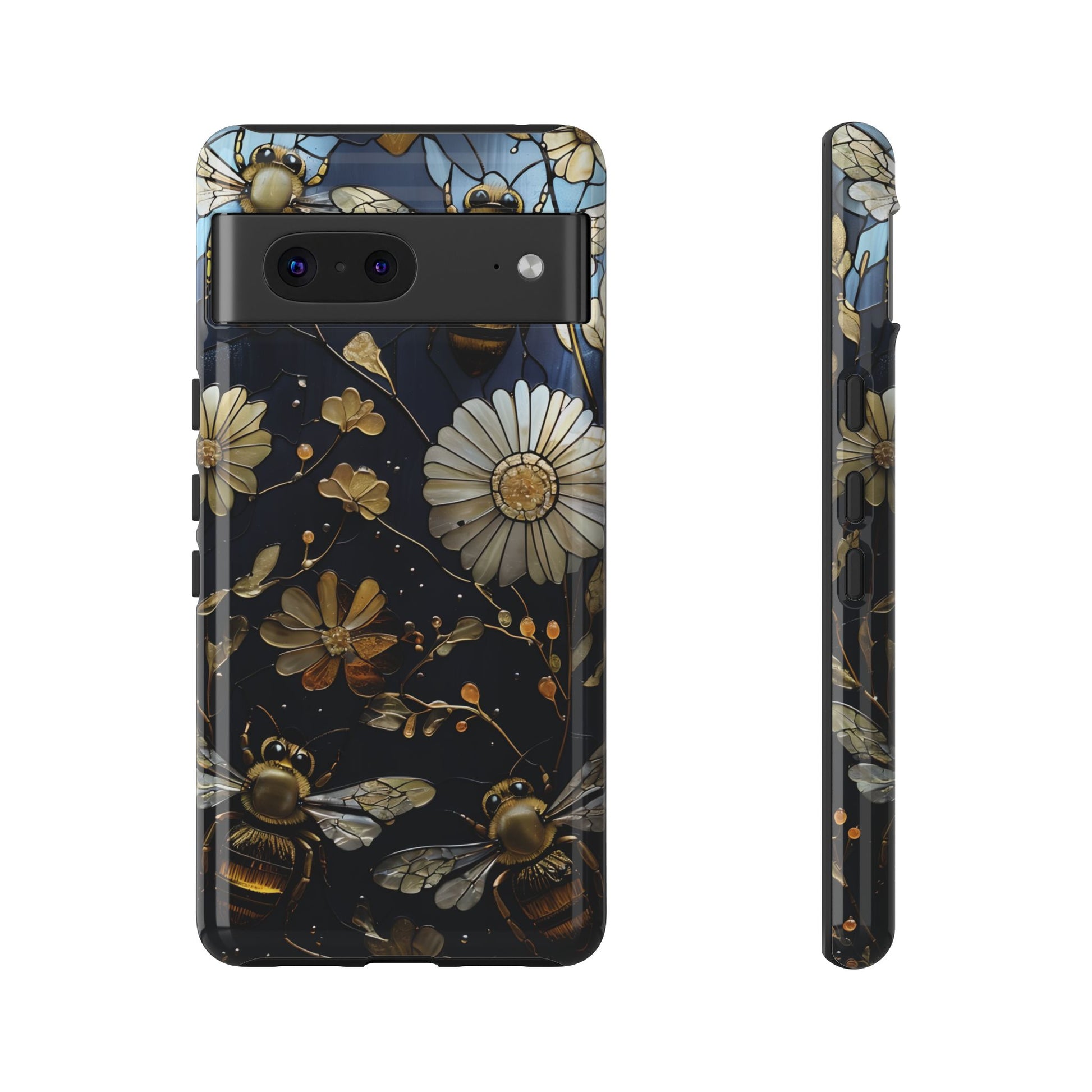 Bee & Flower Phone Cases - Tough, Stylish Protection, Gifts for Nature Lovers, Floral Phone Accessories, Cute Cases for All Ages