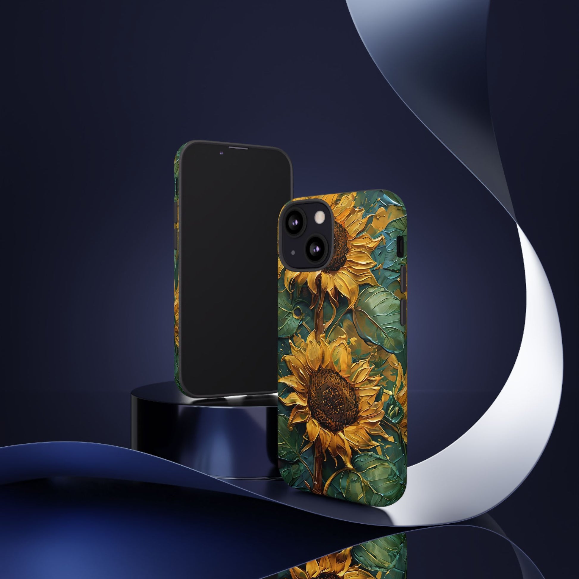 Sunflower Tough Phone Case - Floral Protection, Gift for Nature Lovers, Customizable, Summer Vibes, Eco-Friendly Accessories