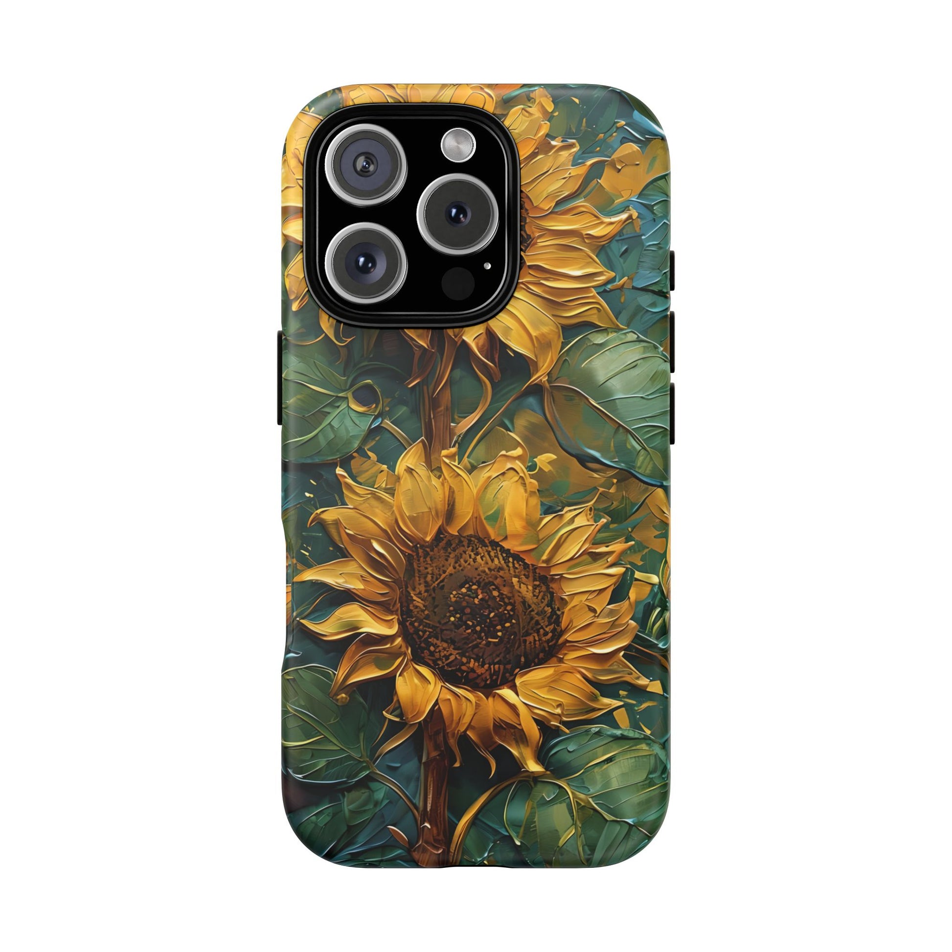 Sunflower Tough Phone Case - Floral Protection, Gift for Nature Lovers, Customizable, Summer Vibes, Eco-Friendly Accessories