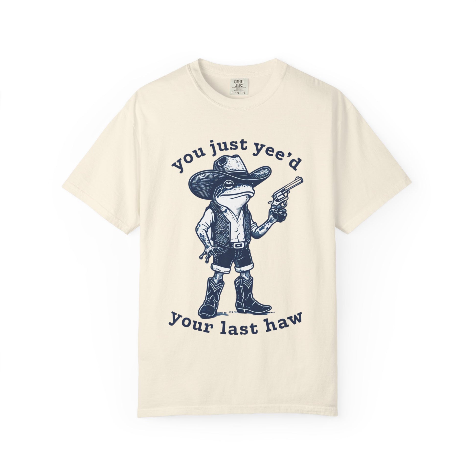 Vintage Cowboy Frog Tee - Fun Gift for Western Lovers, Unisex T-Shirt, Casual Wear, Gift for Him or Her, Humorous Apparel