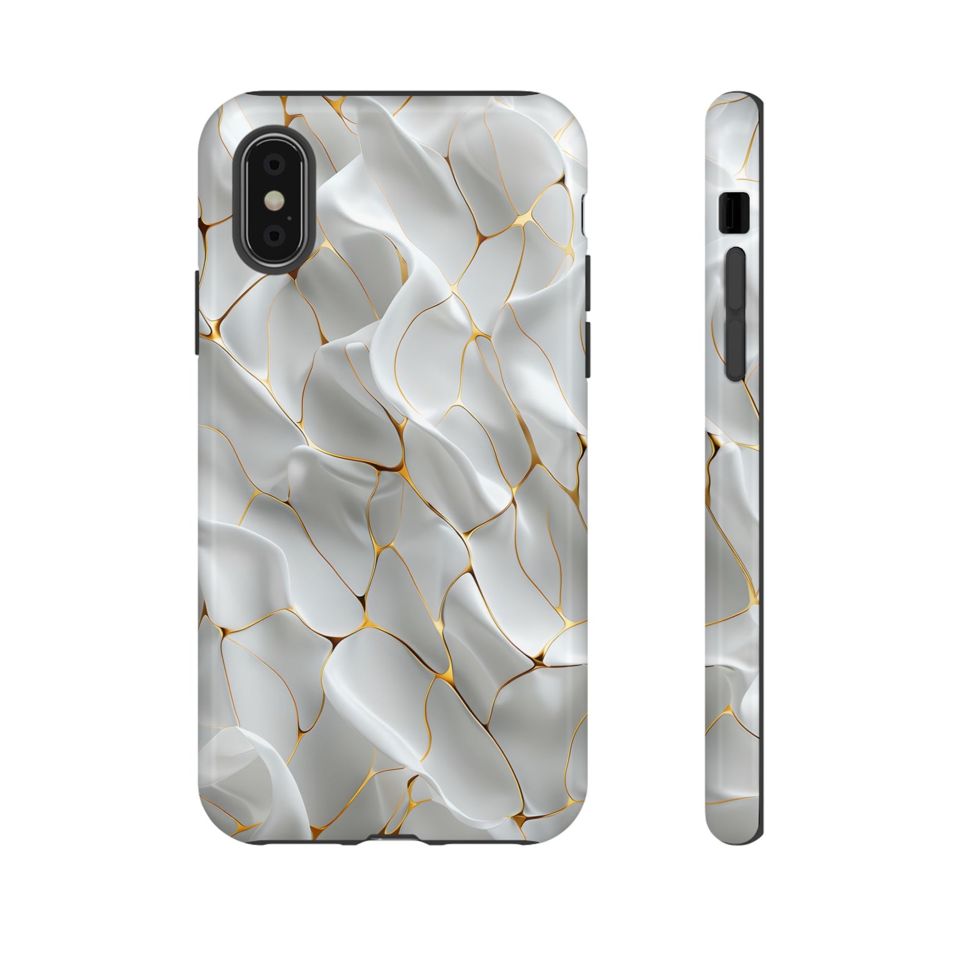 Elegant Phone Case with Golden Accents, Protective Mobile Cover, Stylish Tech Accessory, Perfect Gift for Any Occasion