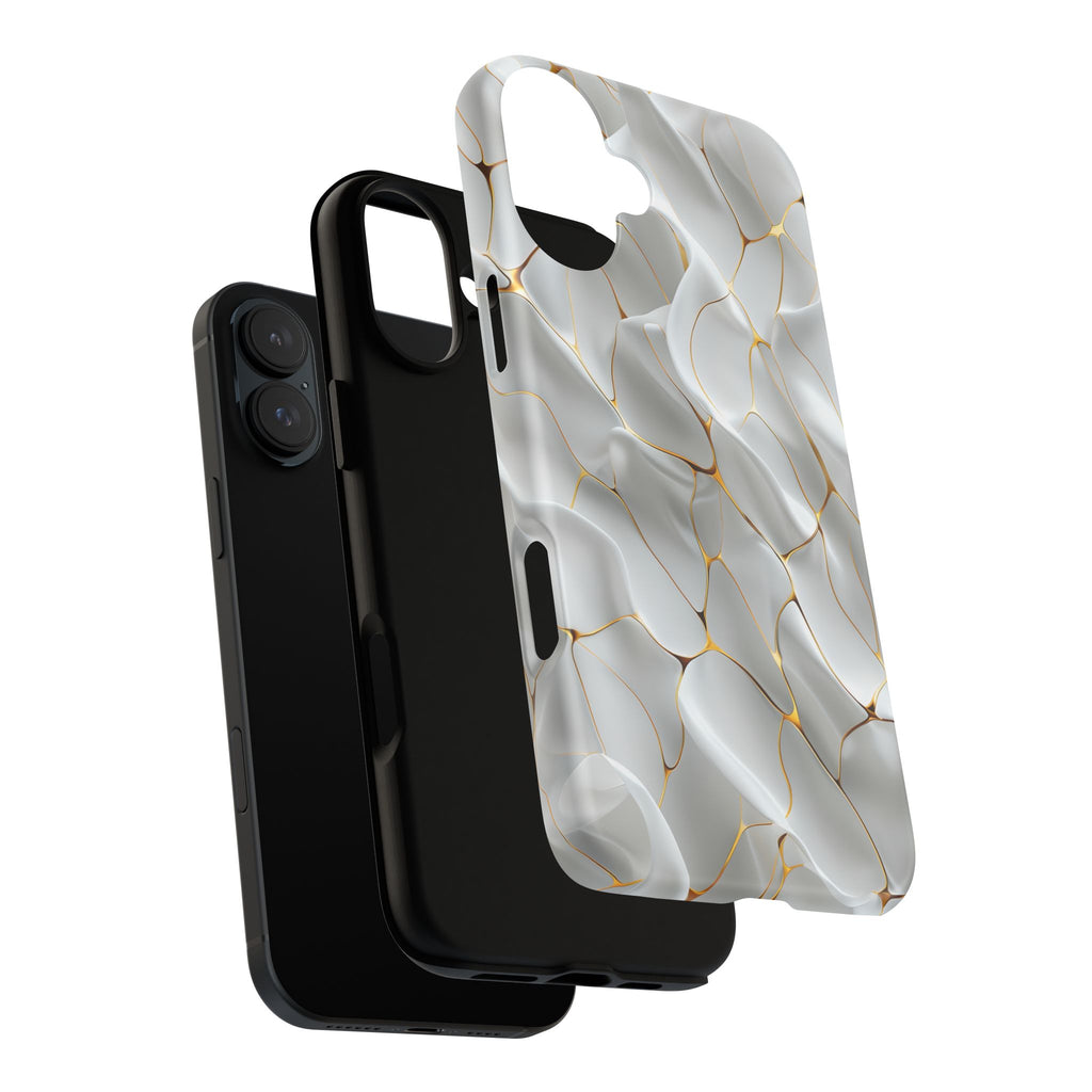 Elegant Phone Case with Golden Accents, Protective Mobile Cover, Stylish Tech Accessory, Perfect Gift for Any Occasion
