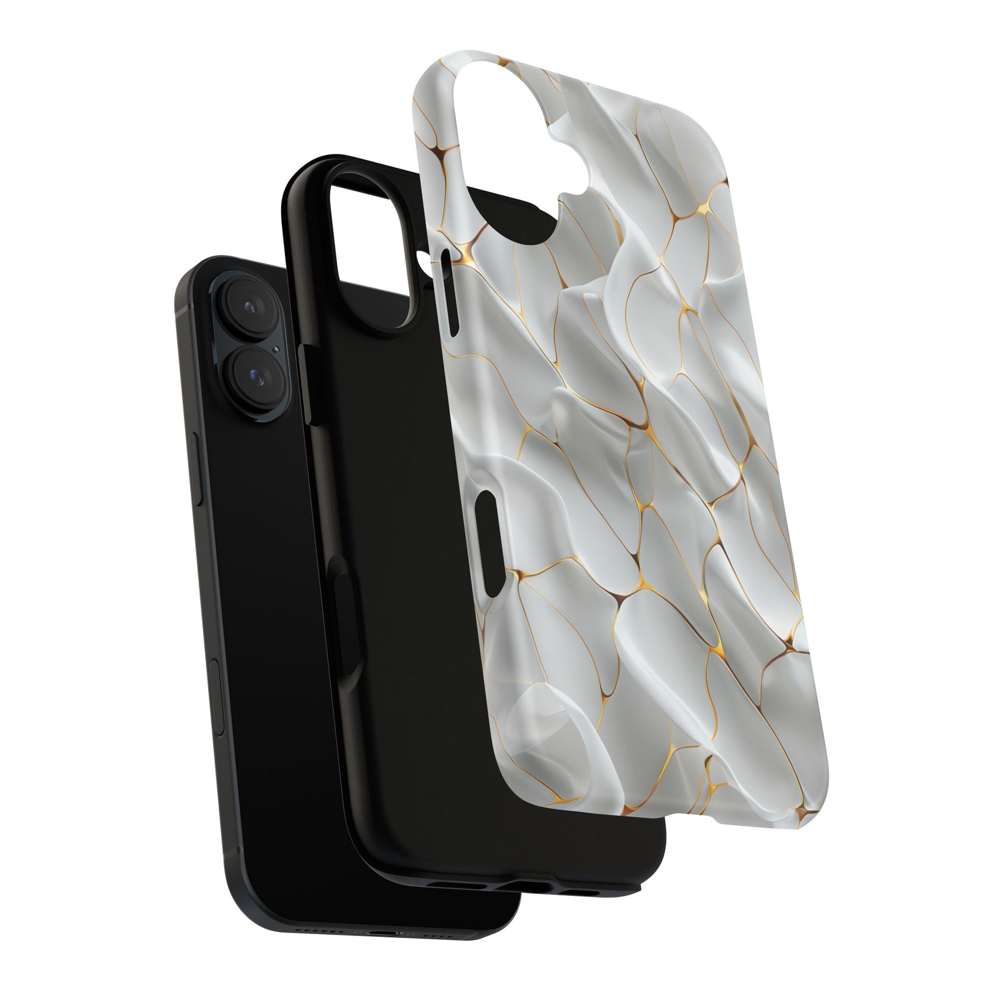 Elegant Phone Case with Golden Accents, Protective Mobile Cover, Stylish Tech Accessory, Perfect Gift for Any Occasion